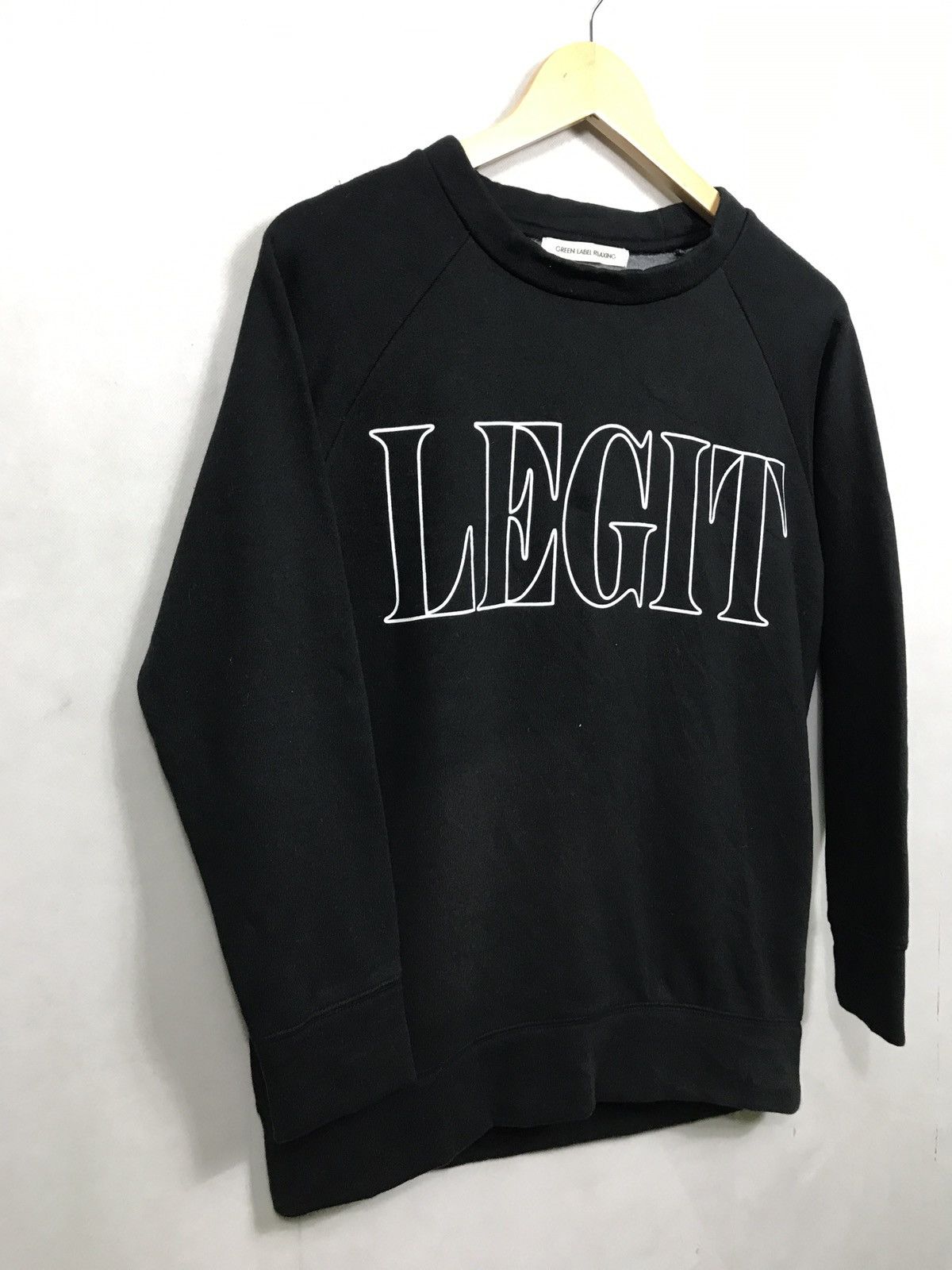 Japanese Brand 💥 Legit green label relaxing sweatshirt Size US S / EU 44-46 / 1 - 2 Thumbnail