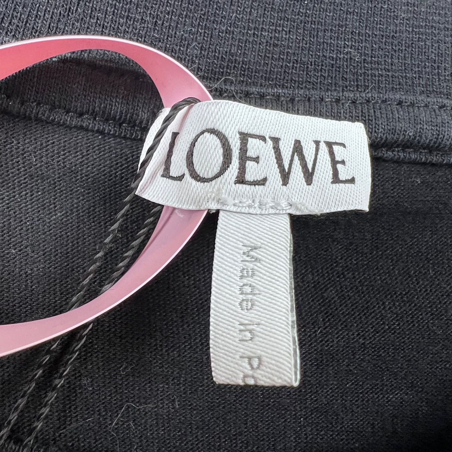 Loewe Loewe Fluorescent Pink Embroidered Logo Tee Size M / US 6-8 / IT 42-44 - 4 Thumbnail