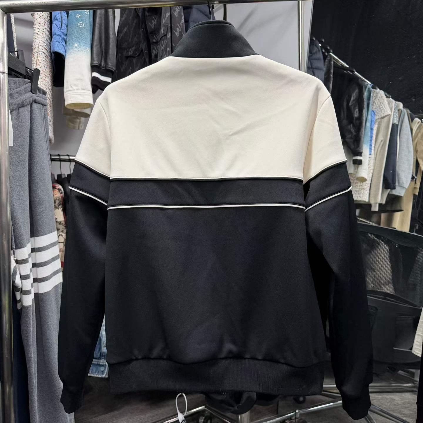 Celine Celine 25FW Black White Panel Zip Jacket Size US M / EU 48-50 / 2 - 2 Thumbnail