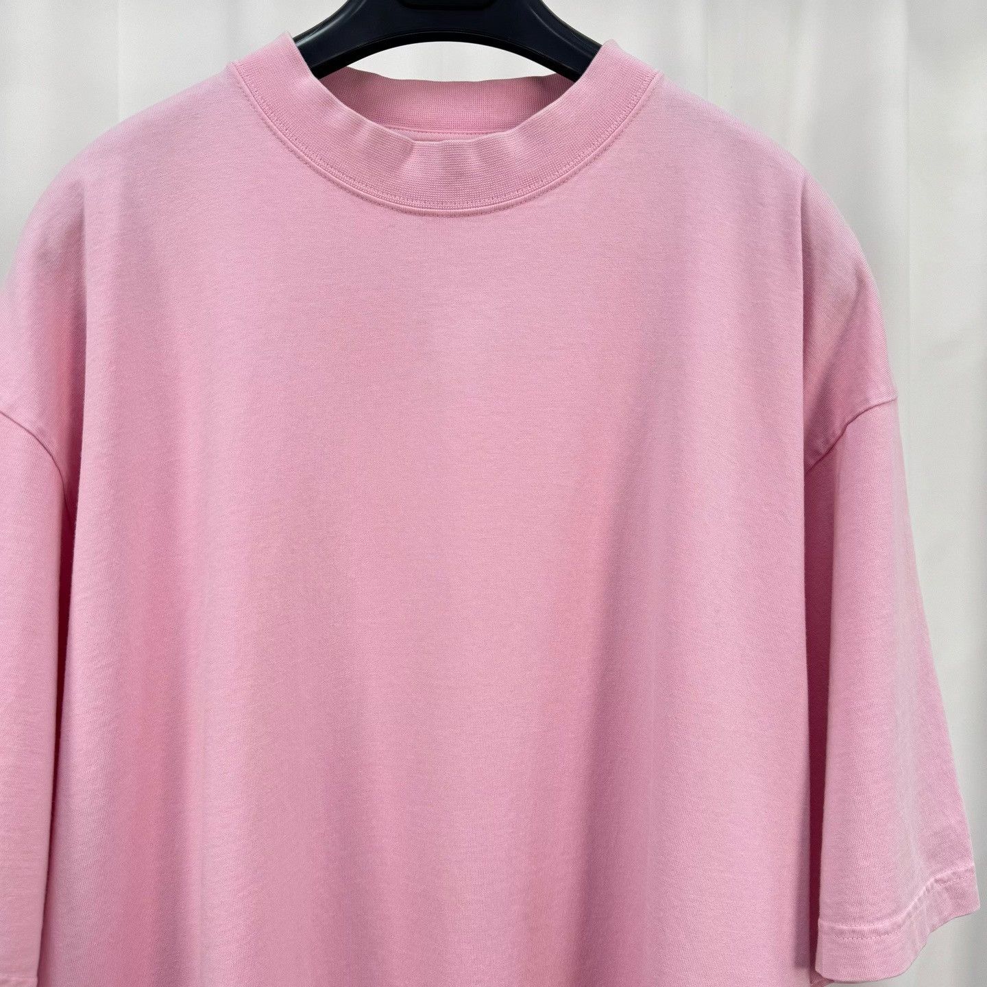Balenciaga Balenciaga Pink Rhinestone Letter Short-Sleeve Size M / US 6-8 / IT 42-44 - 3 Thumbnail