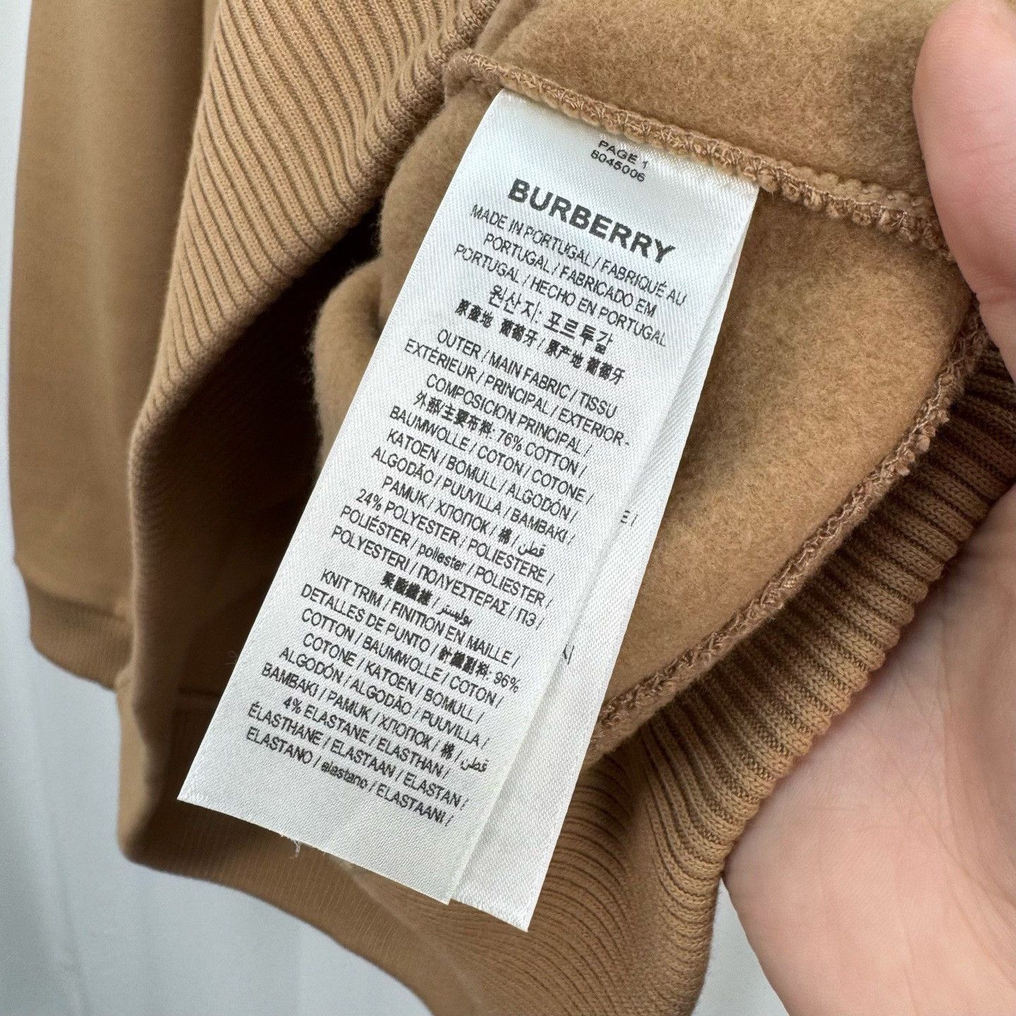Burberry Burberry Camel Check Hoodie Size US S / EU 44-46 / 1 - 7 Thumbnail
