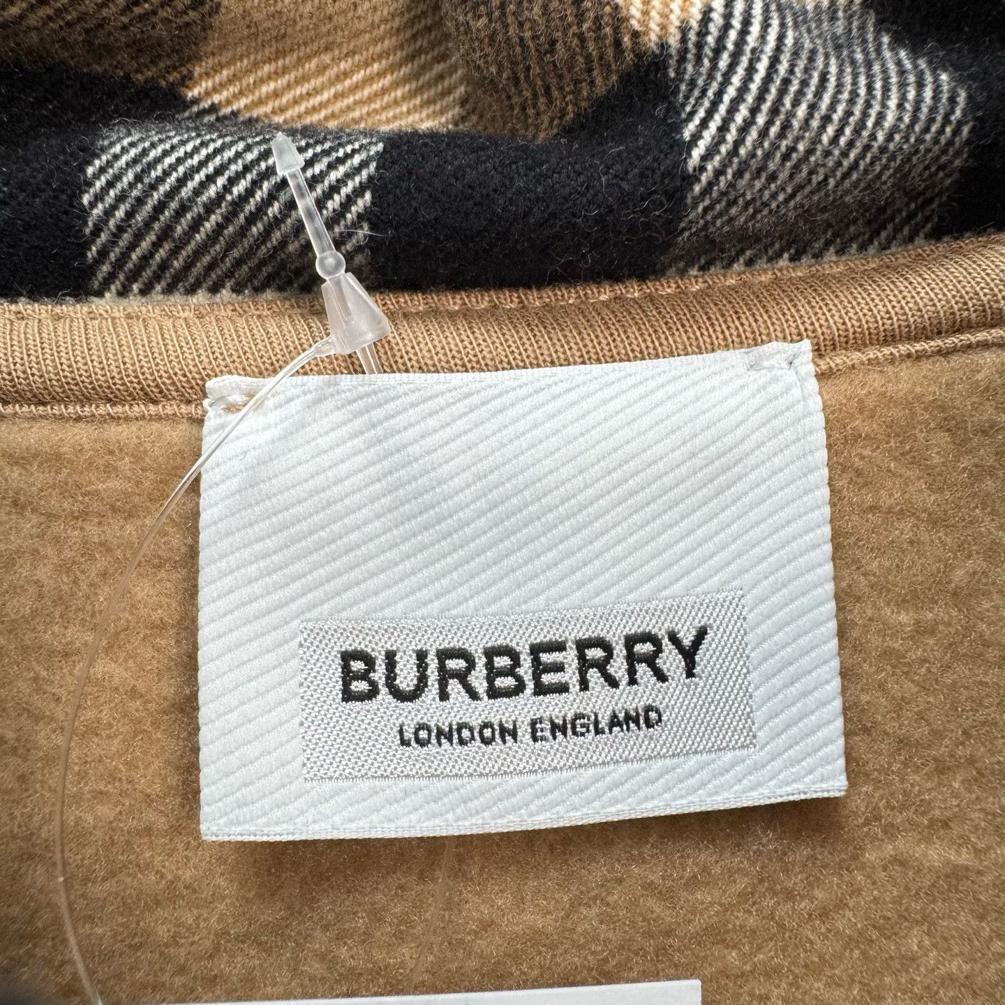 Burberry Burberry Camel Check Hoodie Size US S / EU 44-46 / 1 - 6 Thumbnail