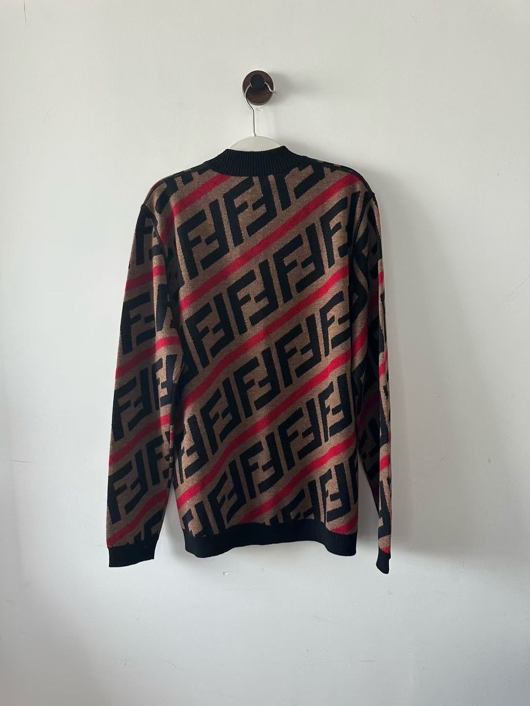 Fendi Fendi All-Over Stripe Wool Sweater Size US M / EU 48-50 / 2 - 2 Thumbnail