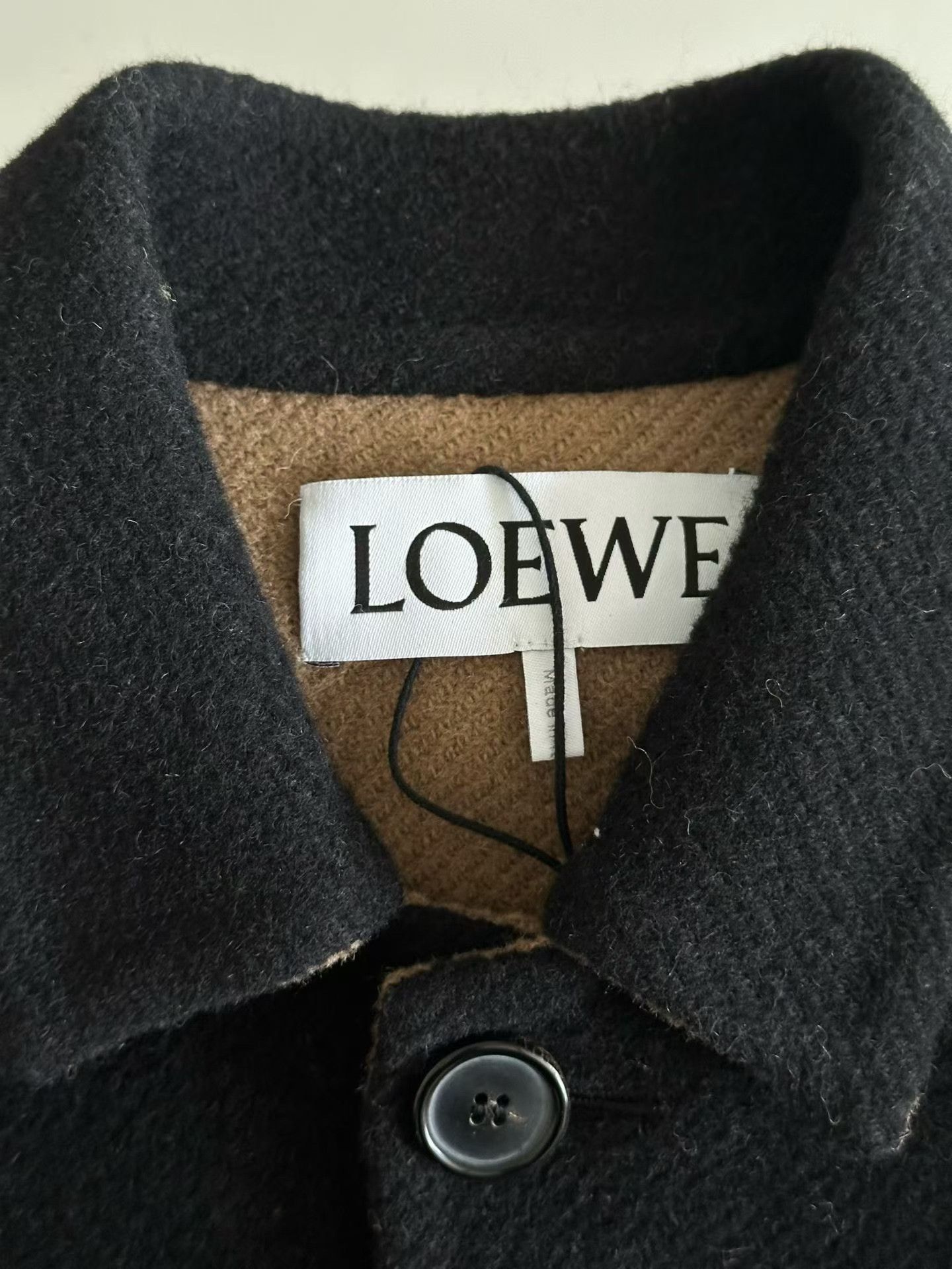 Loewe Loewe Leather Label Wool Coat Size US S / EU 44-46 / 1 - 3 Thumbnail