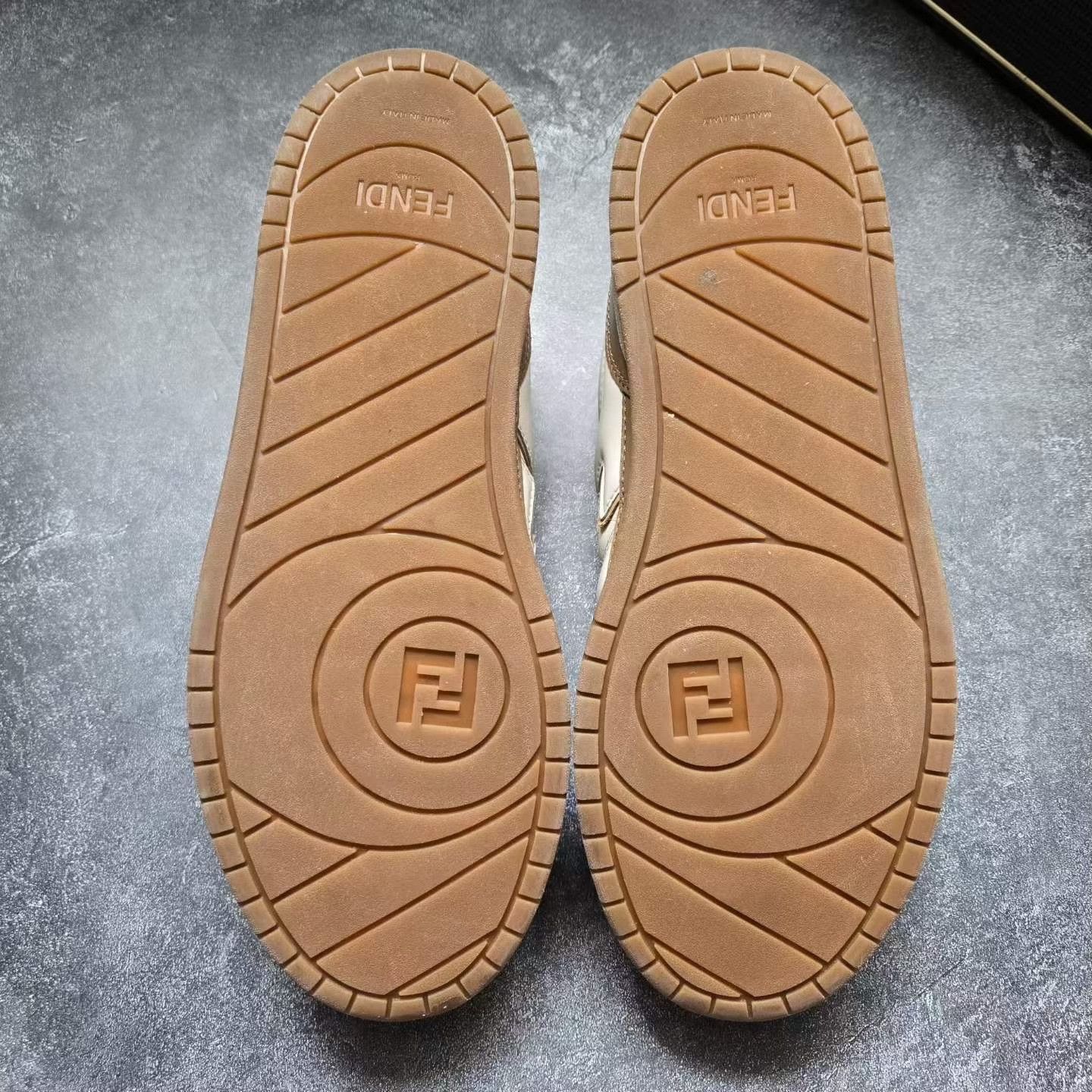Fendi FENDI New White Brown MATCH Sneakers Size US 9 / EU 42 - 7 Thumbnail
