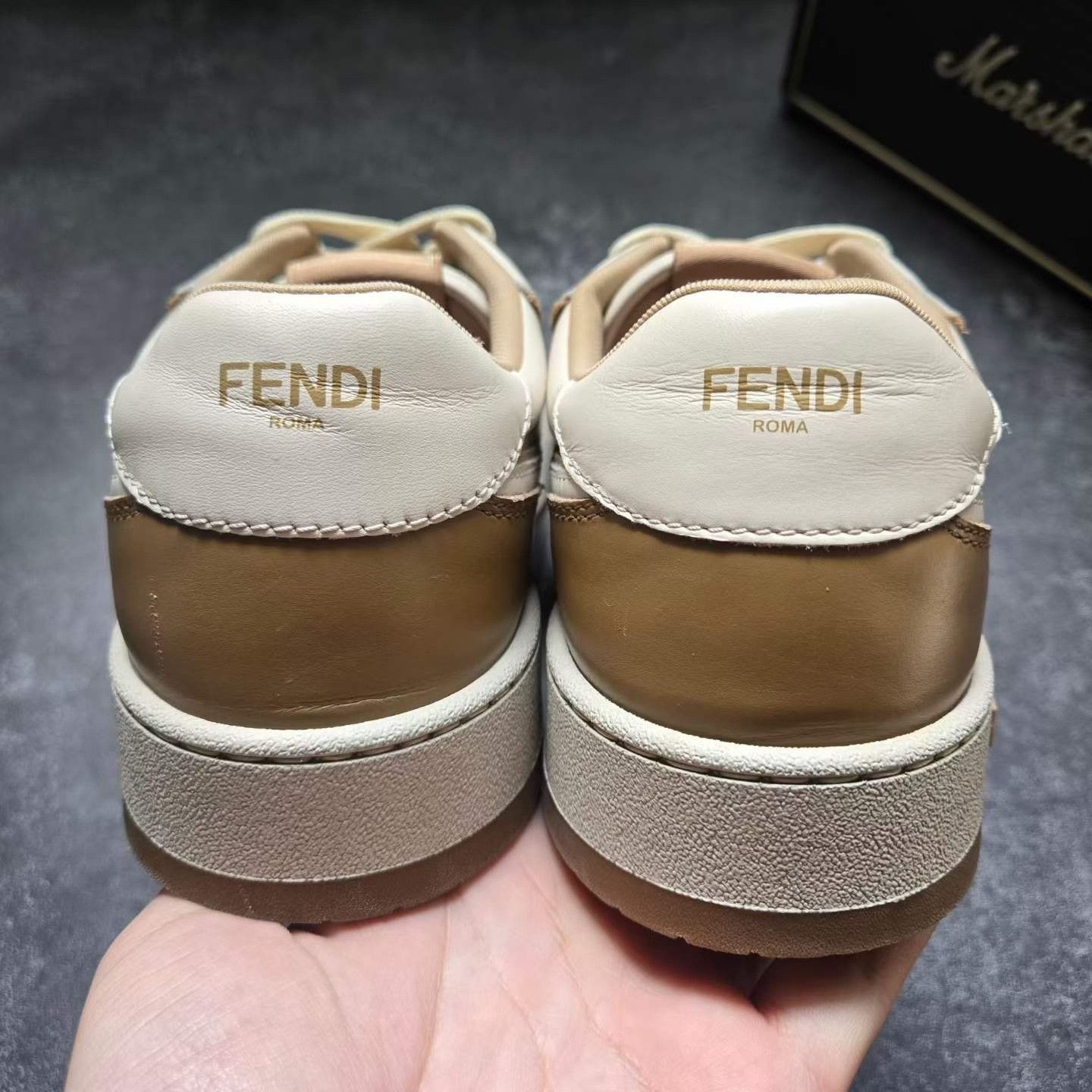 Fendi FENDI New White Brown MATCH Sneakers Size US 9 / EU 42 - 4 Thumbnail