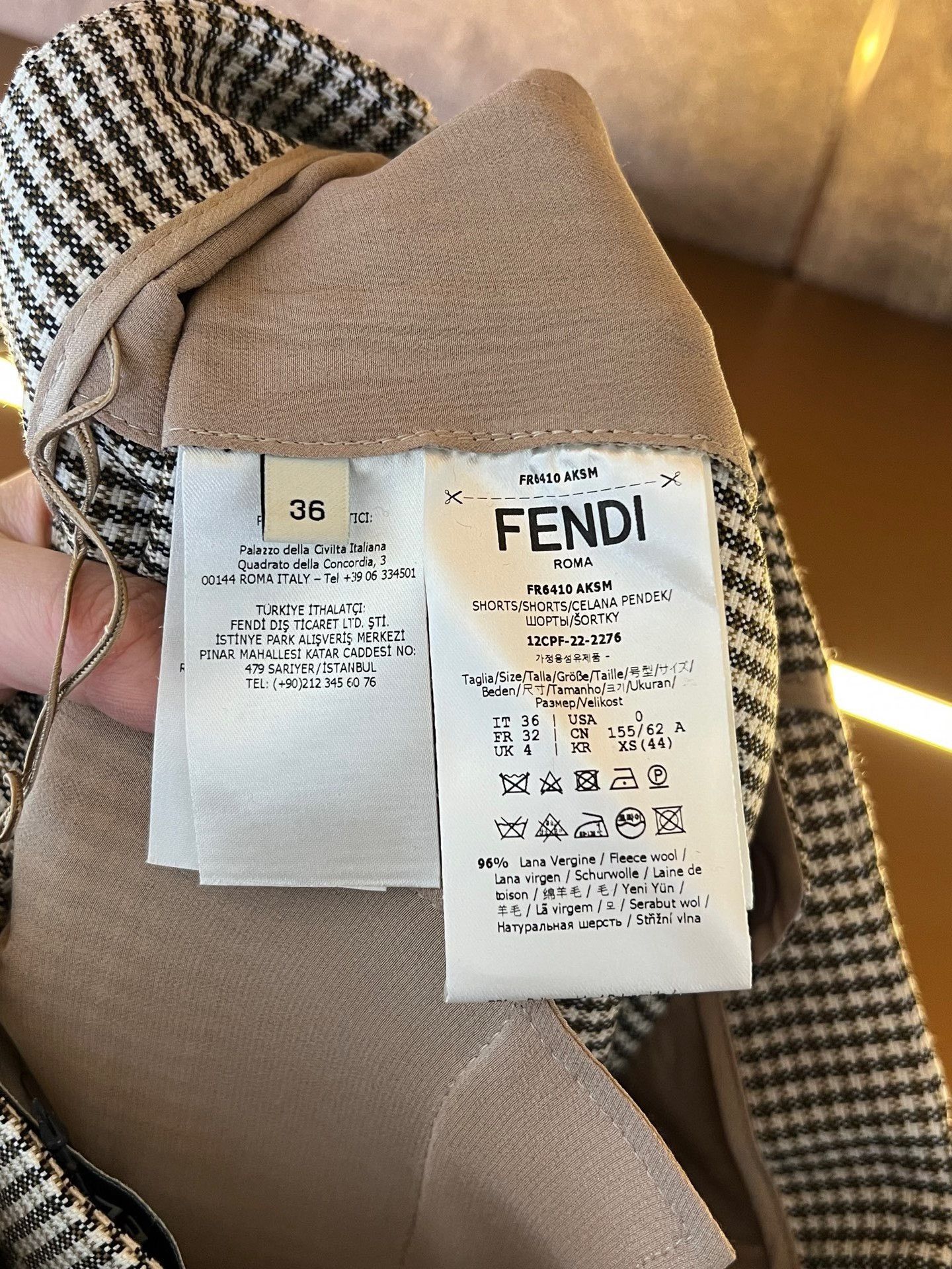 Fendi Fendi Houndstooth Two-Piece Set Size 36" / US 14 / IT 50 - 5 Thumbnail