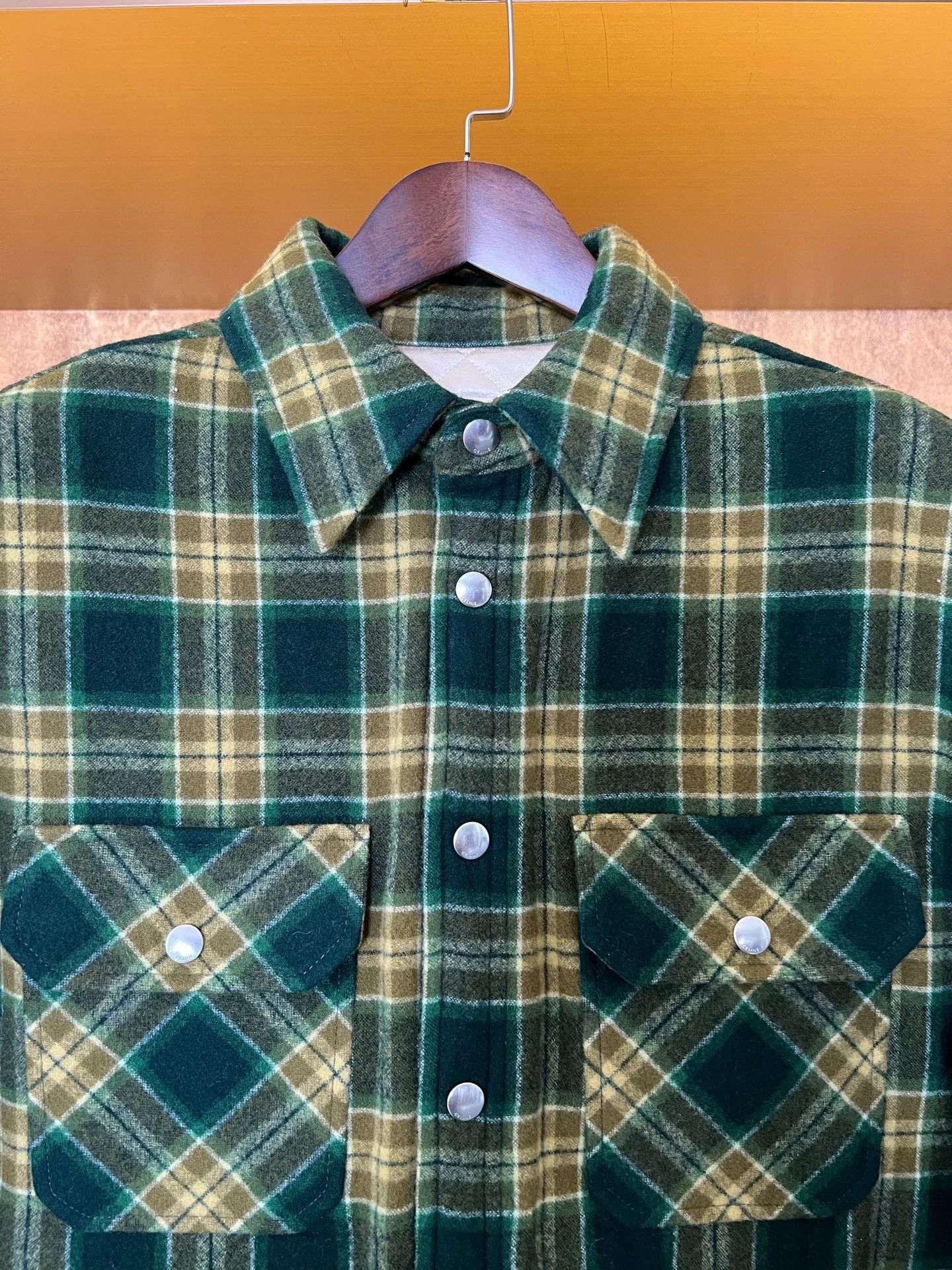 Celine Celine Wool Plaid Cotton Jacket Size US S / EU 44-46 / 1 - 3 Thumbnail