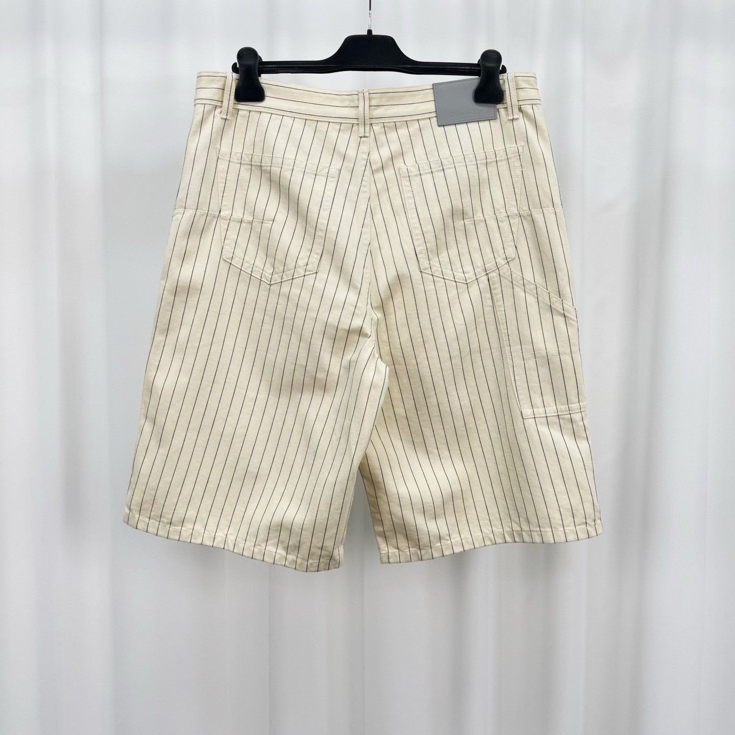 Dior Dior Embroidered Logo Striped Cargo Shorts Size US 34 / EU 50 - 2 Thumbnail