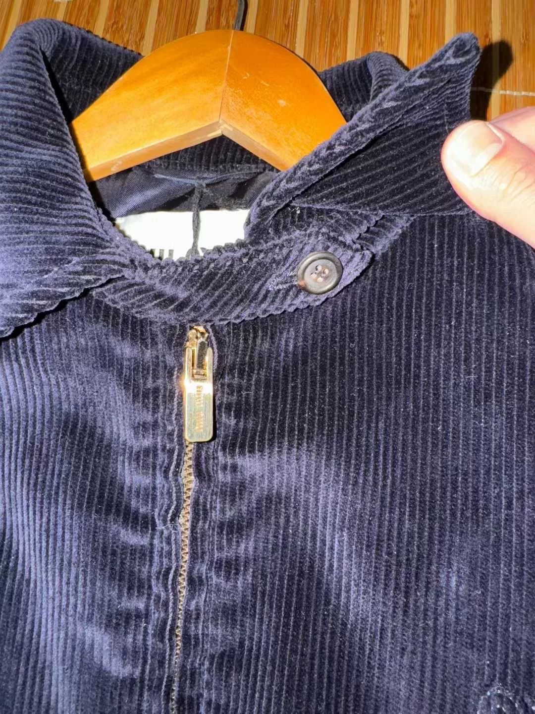 Miu Miu Miu Miu Navy Corduroy Zip Jacket Size M / US 6-8 / IT 42-44 - 6 Thumbnail