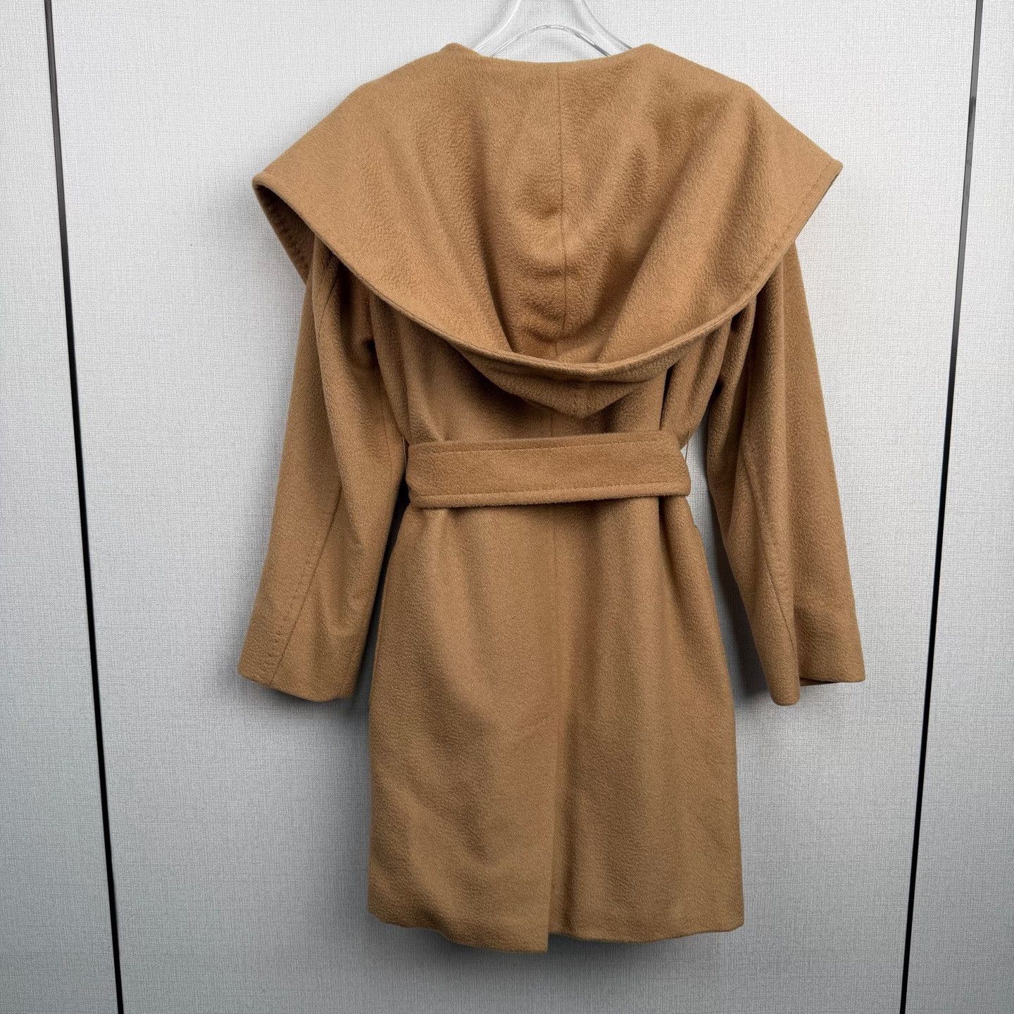 Max Mara MaxMara Camel Robe Hooded Coat Size S / US 4 / IT 40 - 2 Thumbnail