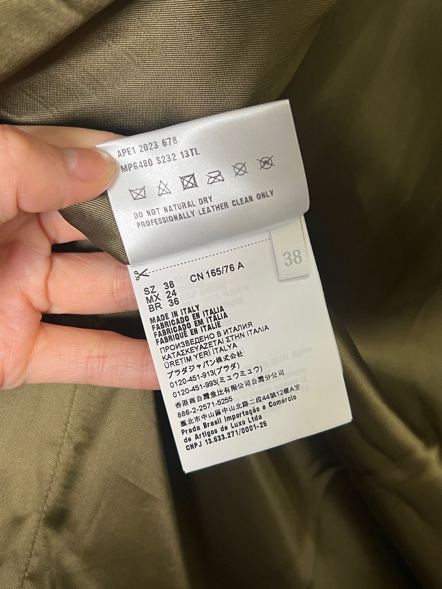 Miu Miu Miu Miu Lambskin Slogan Blazer Size S / US 4 / IT 40 - 6 Thumbnail