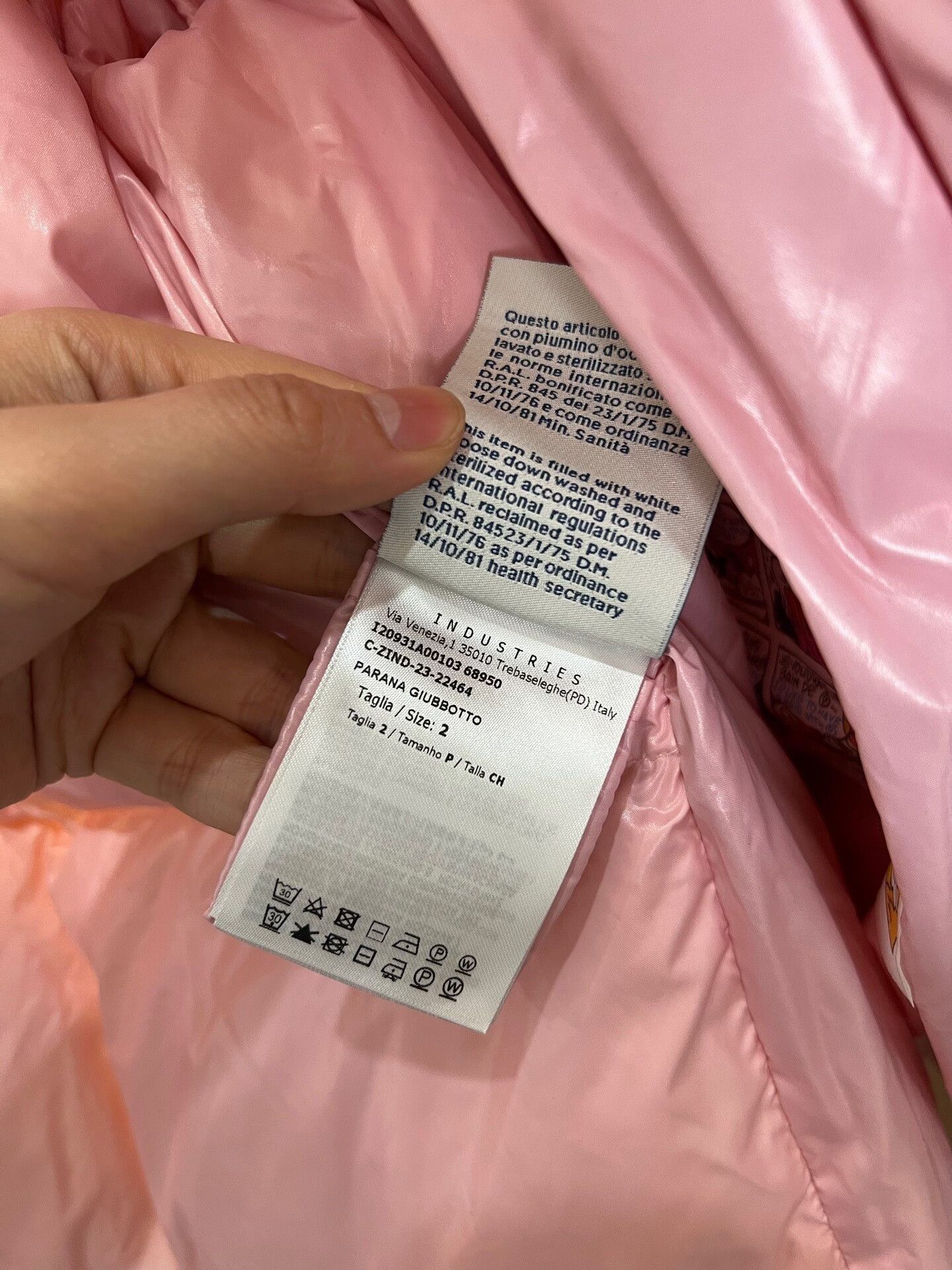 Moncler Moncler Parana White Pink Down Jacket Size M / US 6-8 / IT 42-44 - 8 Thumbnail