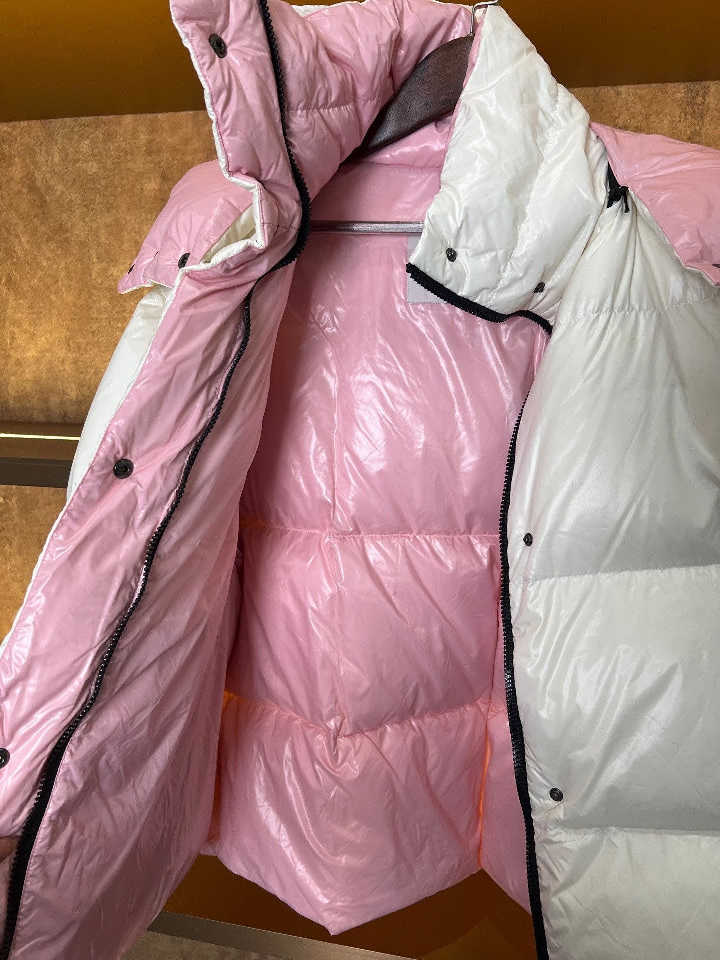Moncler Moncler Parana White Pink Down Jacket Size M / US 6-8 / IT 42-44 - 6 Thumbnail