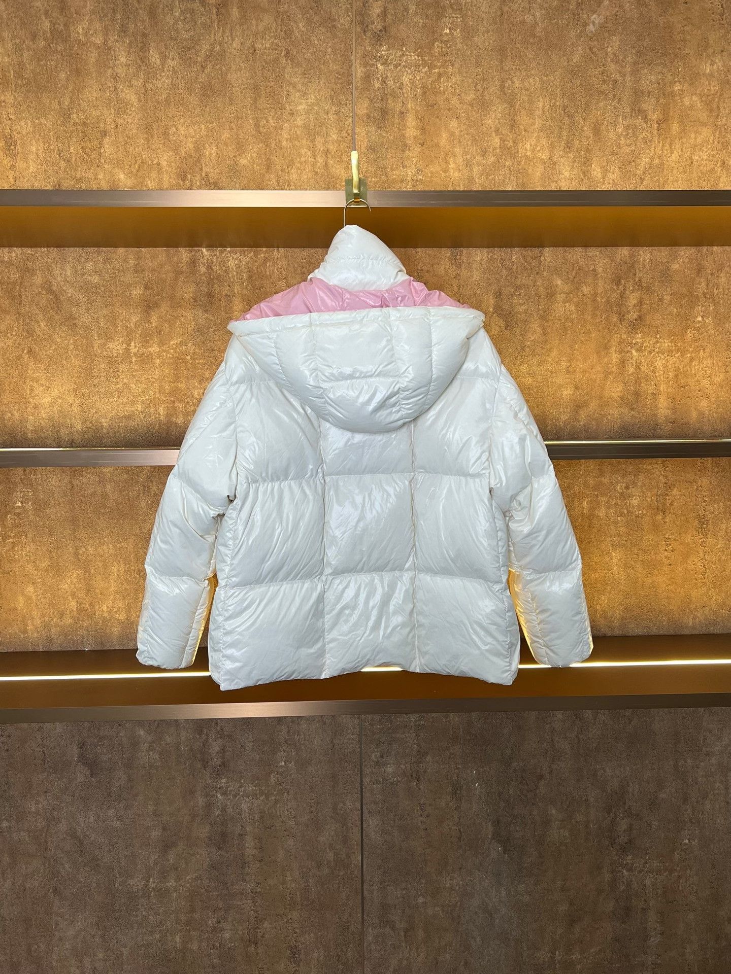 Moncler Moncler Parana White Pink Down Jacket Size M / US 6-8 / IT 42-44 - 2 Thumbnail