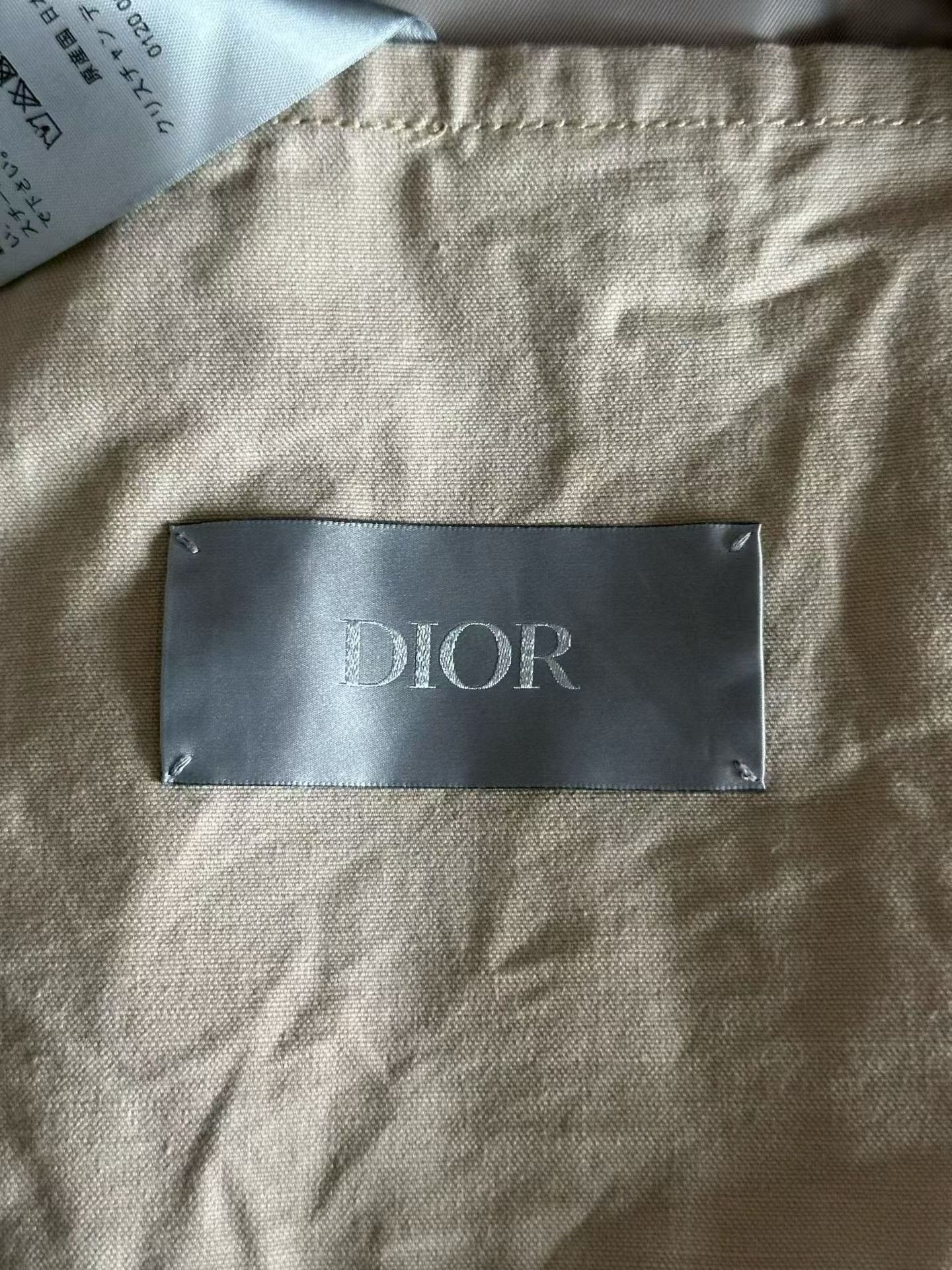 Dior Dior Khaki Slogan Hooded Jacket Size US M / EU 48-50 / 2 - 3 Thumbnail