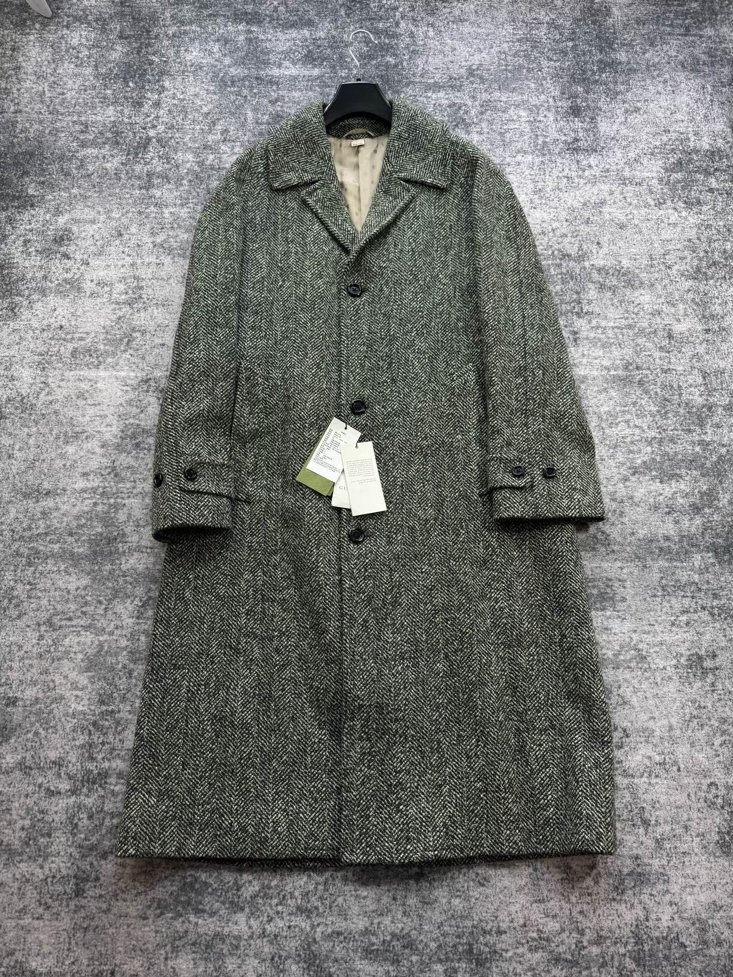 Gucci Gucci Runway Gray Tiger Embroidery Wool Coat Size US S / EU 44-46 / 1 - 2 Thumbnail