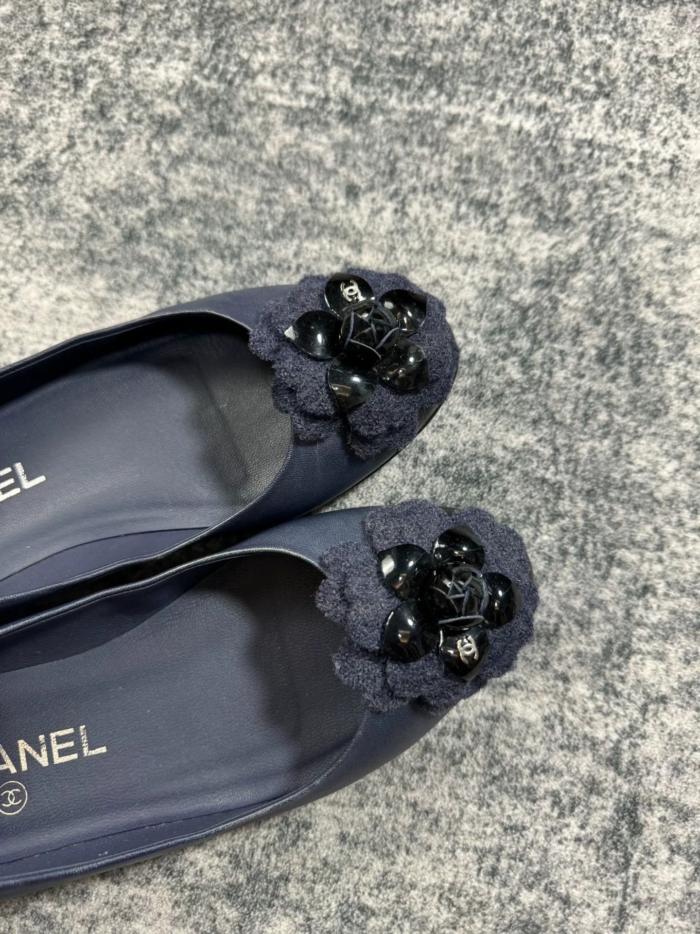 Chanel Chanel Purple Camellia Flat Shoes Size US 6 / IT 36 - 4 Thumbnail
