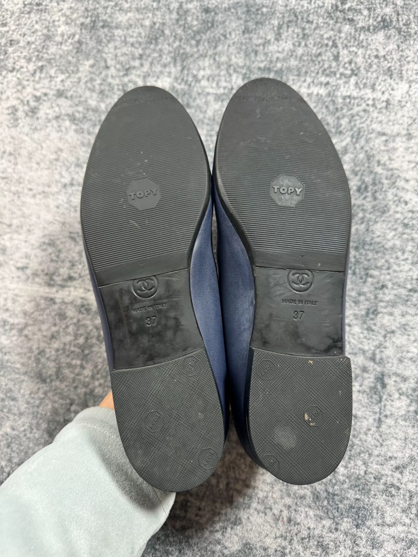 Chanel Chanel Purple Camellia Flat Shoes Size US 6 / IT 36 - 6 Thumbnail