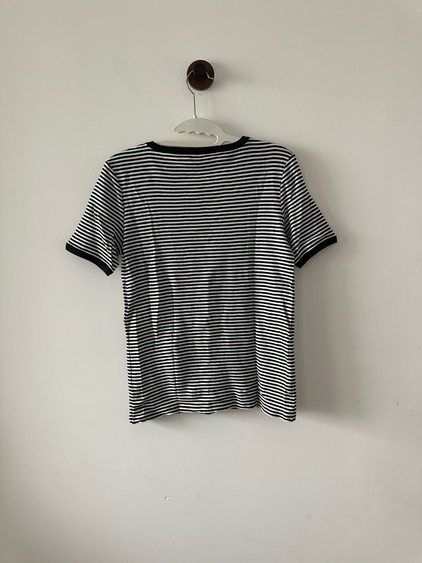 Celine Celine Black White Stripe Anchor Short-sleeve Size S / US 4 / IT 40 - 2 Thumbnail