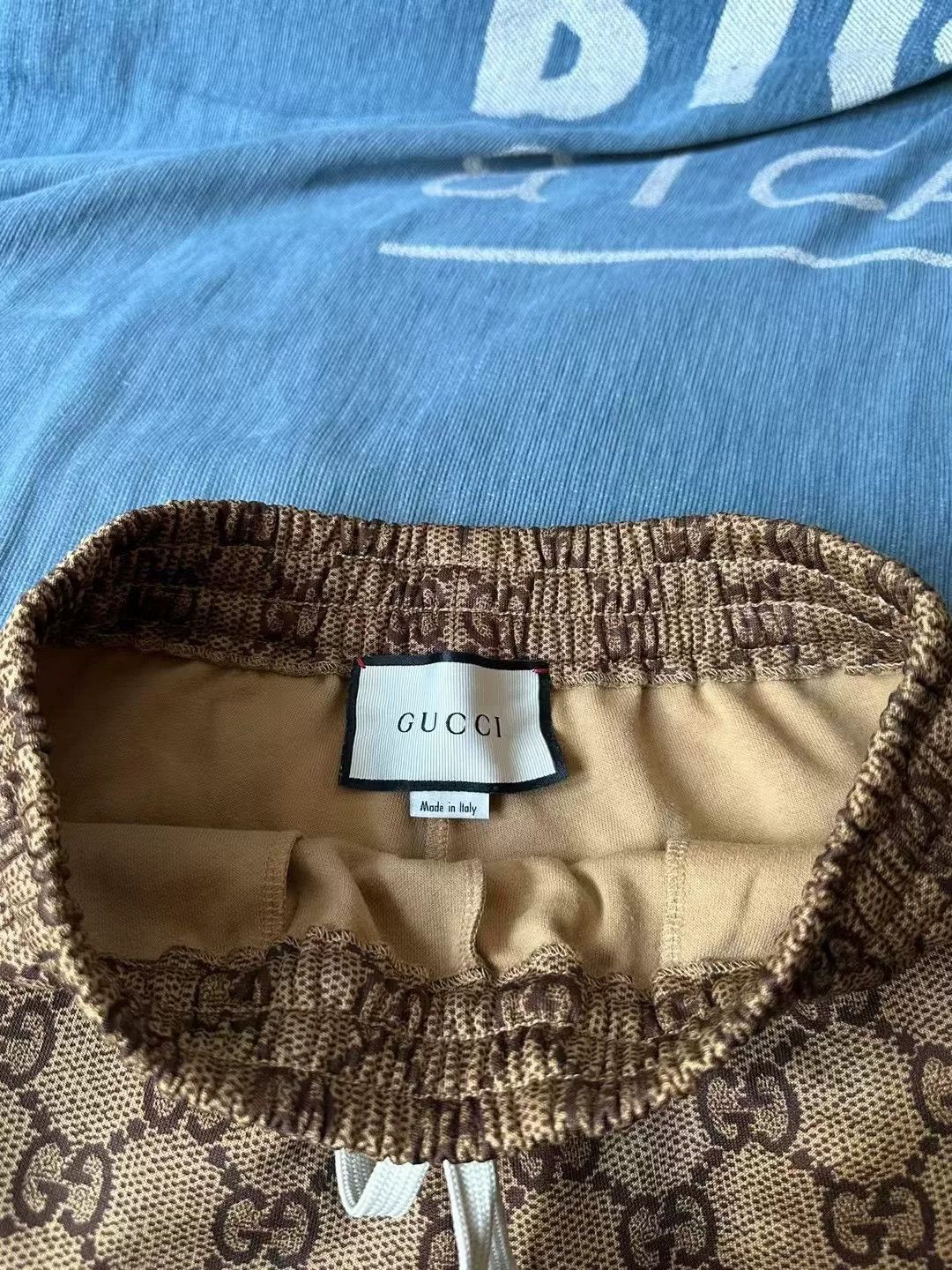 Gucci Gucci Brown All-Over Print Sweatpants Size 22" - 3 Thumbnail