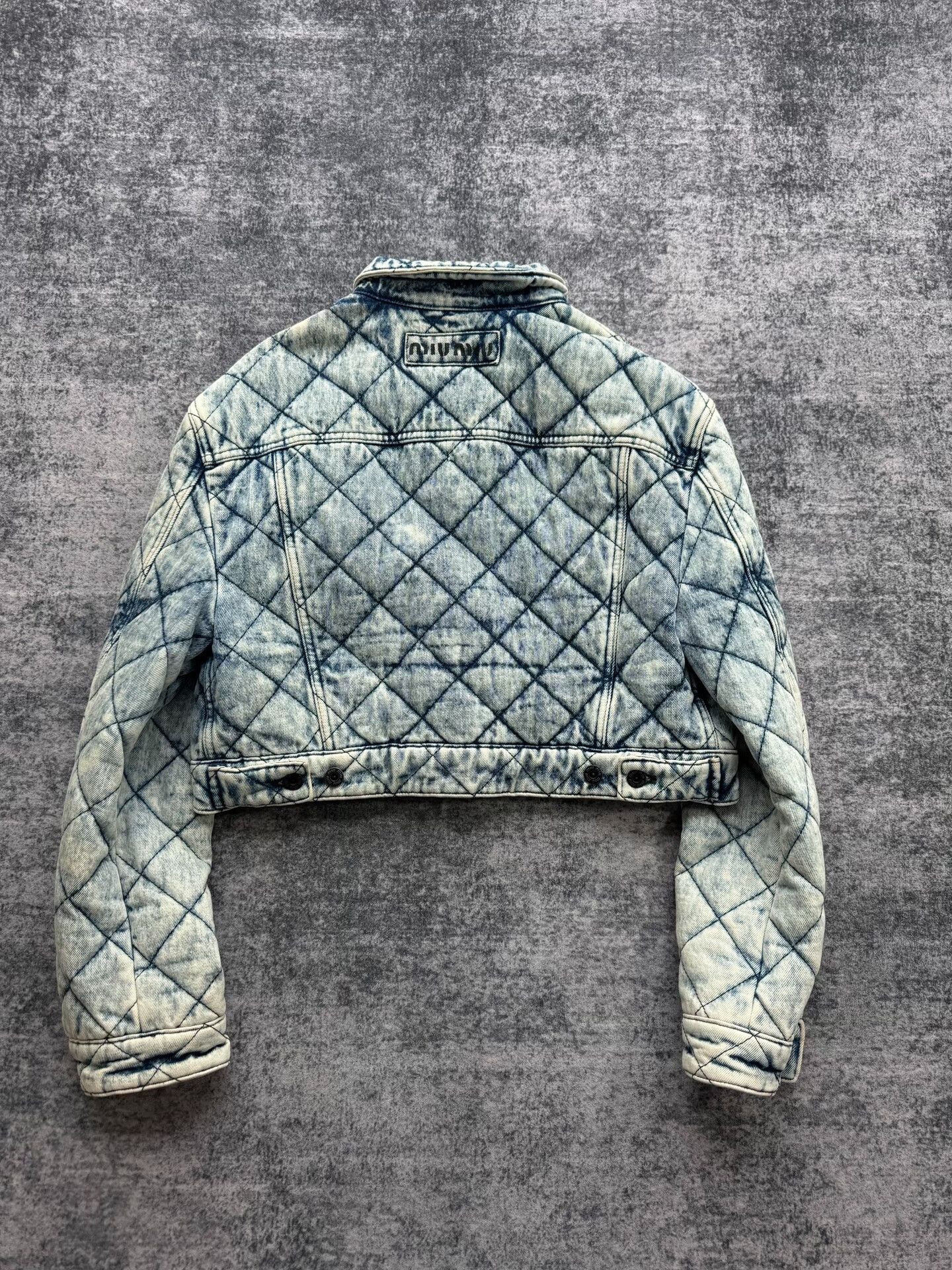 Miu Miu Miu Miu Washed Distressed Denim Jacket Size M / US 6-8 / IT 42-44 - 2 Thumbnail