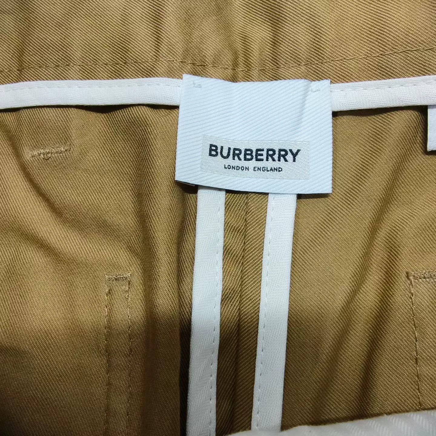 Burberry Burberry Beige Embroidered Straight-Leg Pants Size US 30 / EU 46 - 3 Thumbnail