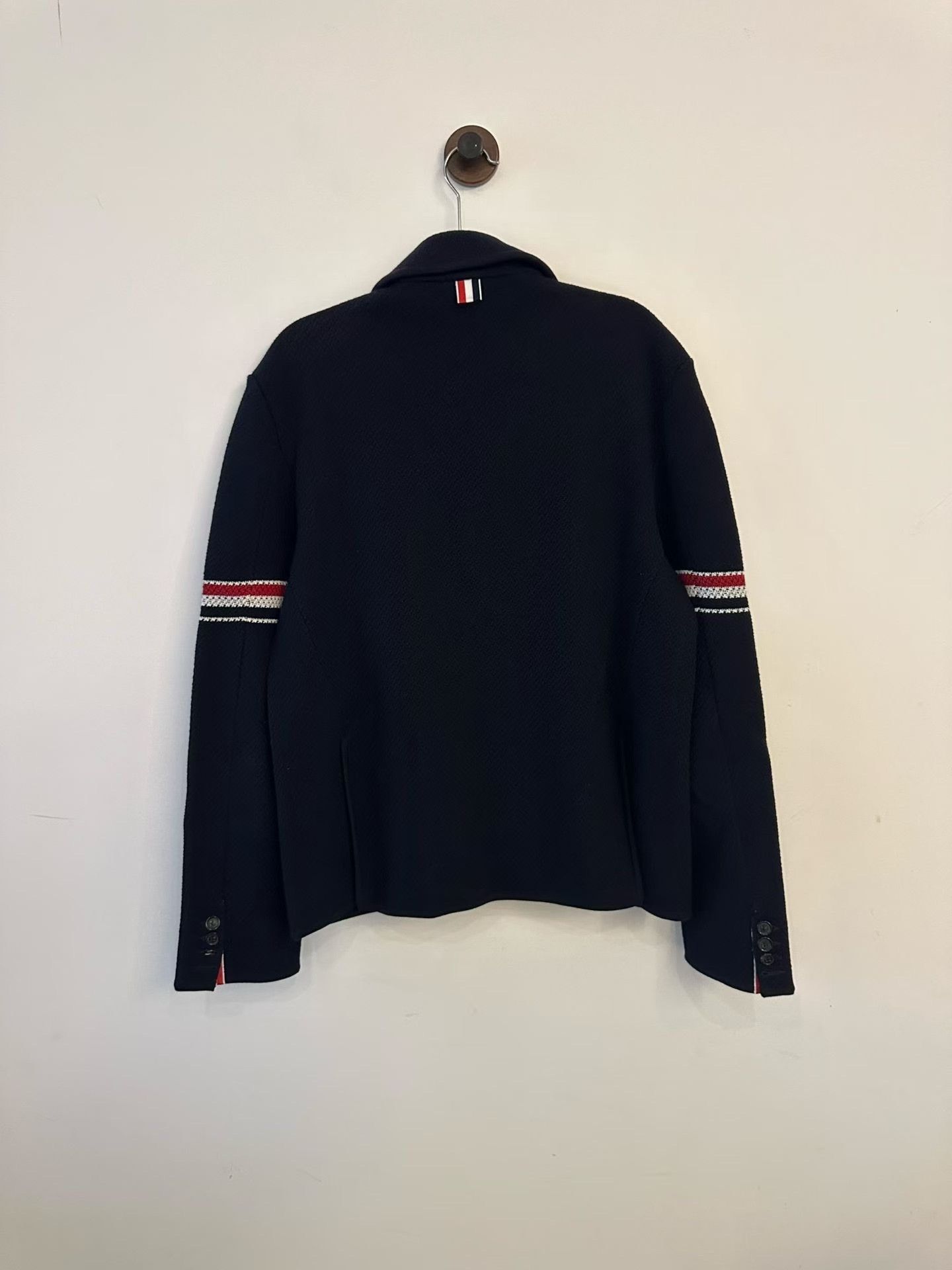 Thom Browne Thom Browne Double Sleeve Stripe Knit Jacket Size US L / EU 52-54 / 3 - 2 Thumbnail