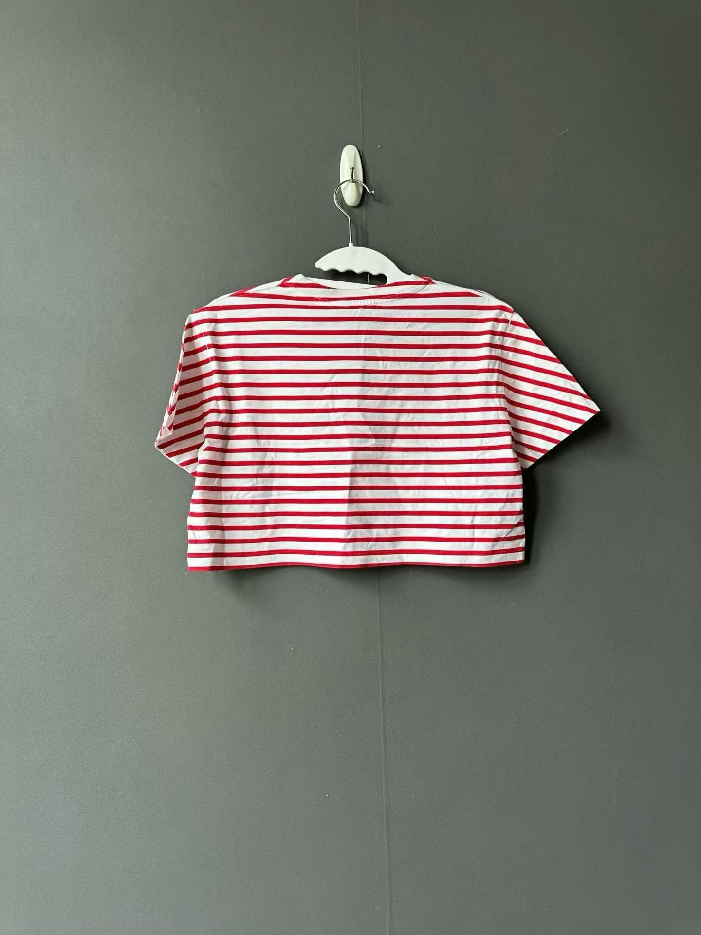 Miu Miu Miu Miu Red White Stripe Short Sleeve Size XS / US 0-2 / IT 36-38 - 2 Thumbnail
