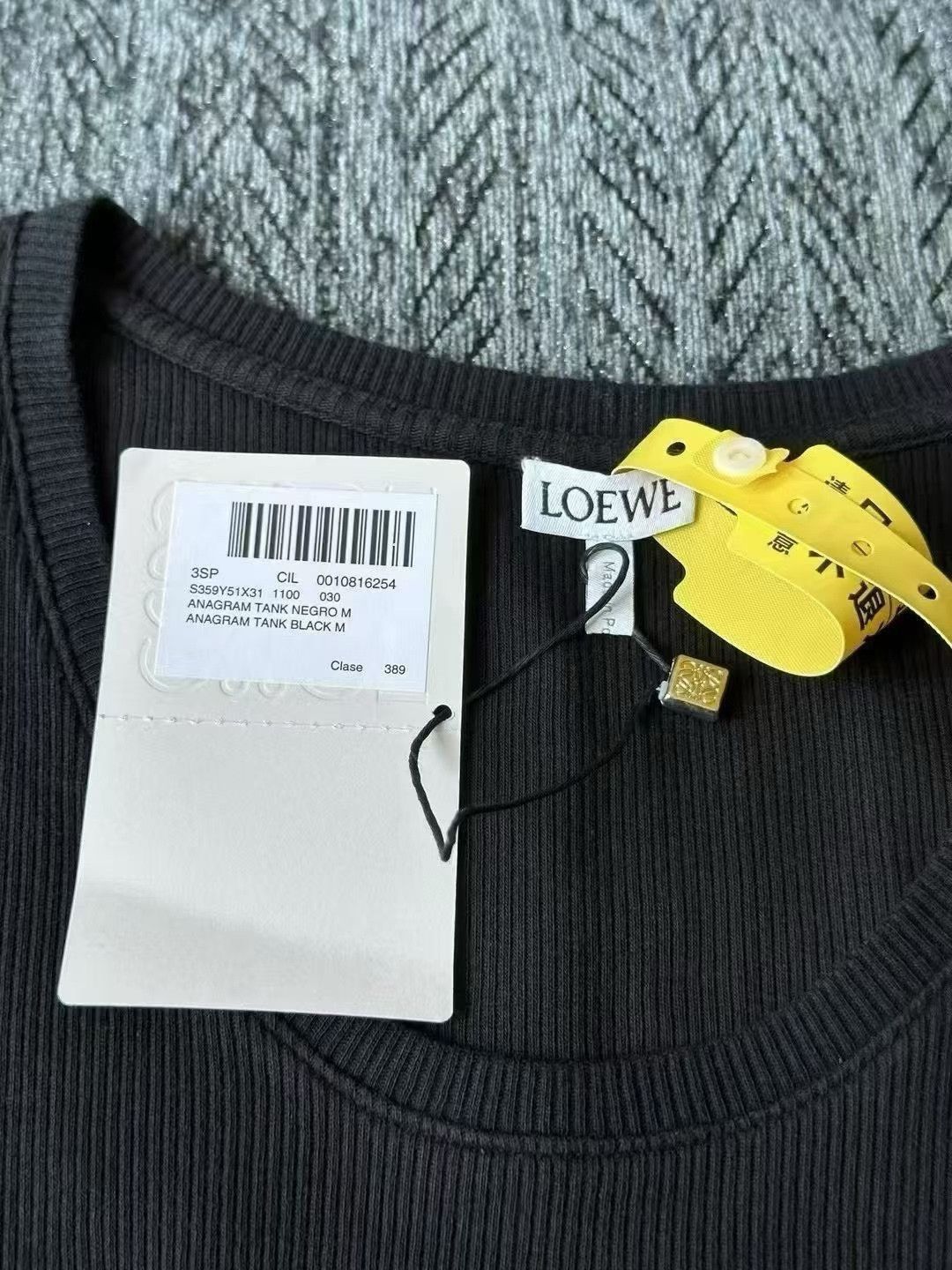 Loewe Loewe Black Embroidered Logo Vest Size M / US 6-8 / IT 42-44 - 4 Thumbnail