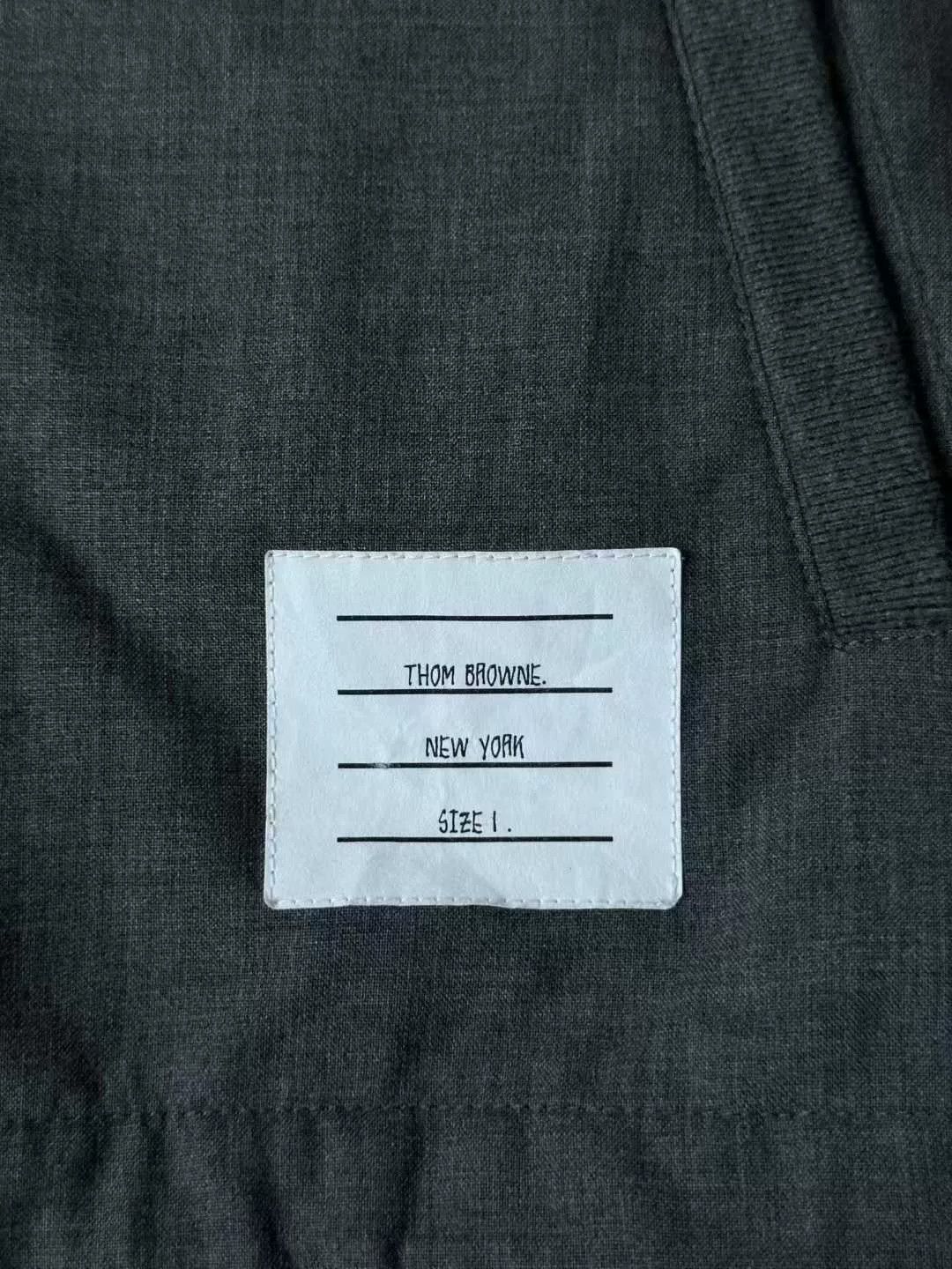 Thom Browne Thom Browne Wool Hooded Parka w/ Back Stripes Size US S / EU 44-46 / 1 - 5 Thumbnail