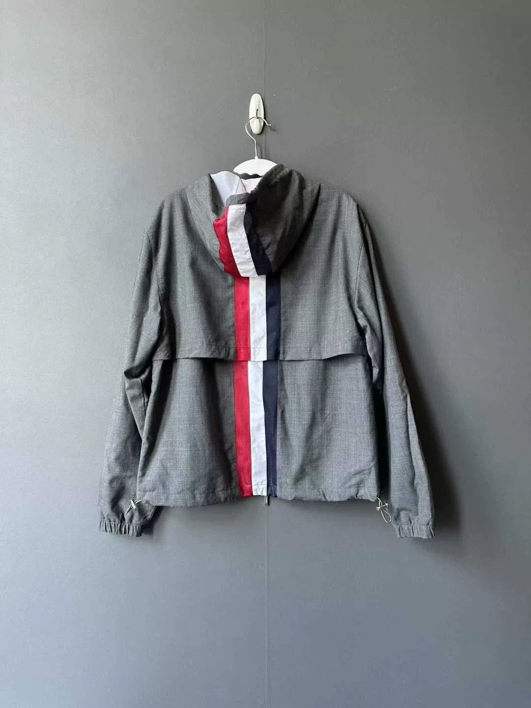 Thom Browne Thom Browne Wool Hooded Parka w/ Back Stripes Size US S / EU 44-46 / 1 - 2 Thumbnail