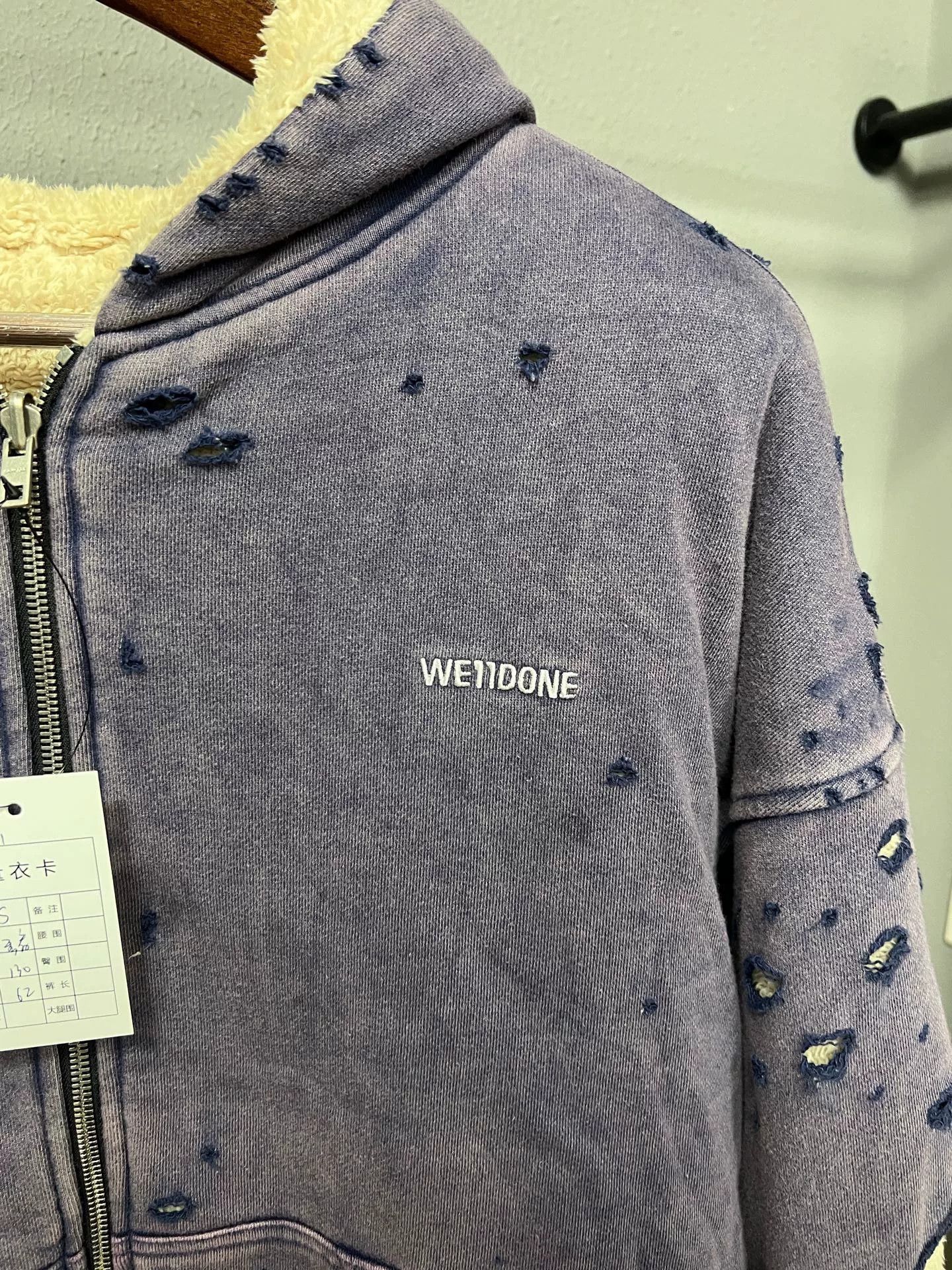 WE11DONE We11done Reversible Distressed Shearling Coat Size US S / EU 44-46 / 1 - 6 Thumbnail