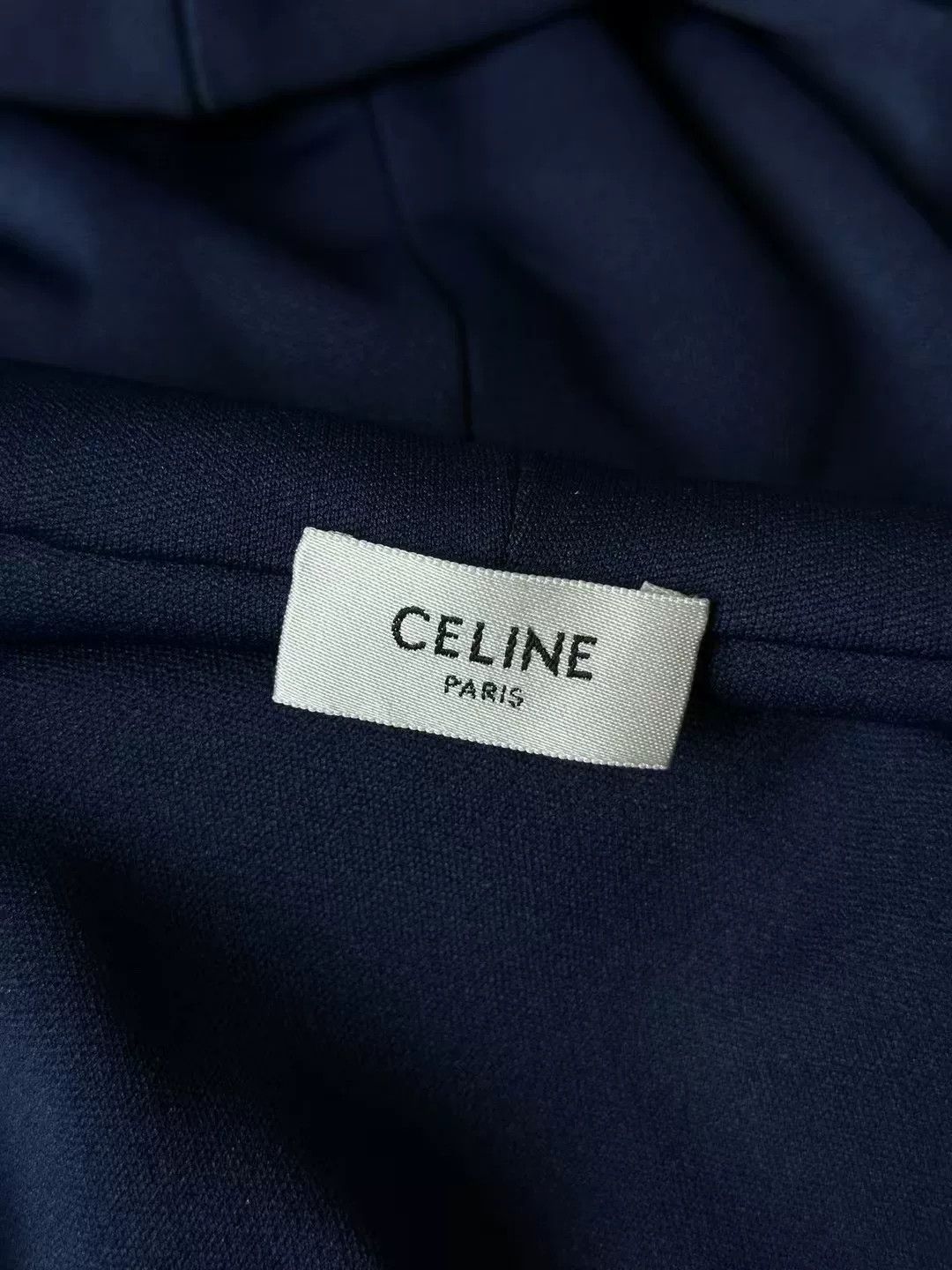Celine Celine Blue Hooded Short Jacket Size M / US 6-8 / IT 42-44 - 3 Thumbnail