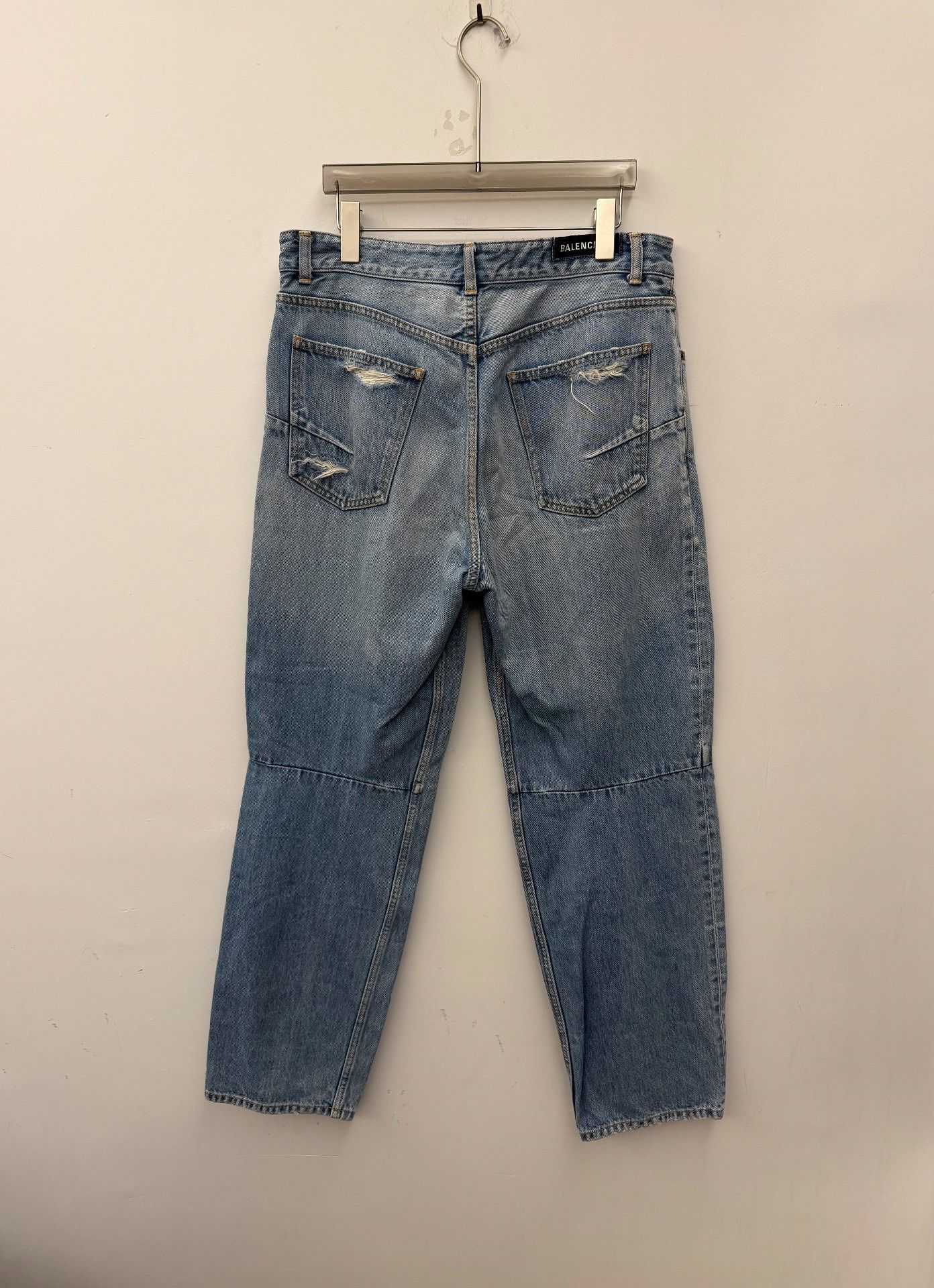 Balenciaga Balenciaga Distressed Jeans 31 Size US 31 - 3 Thumbnail