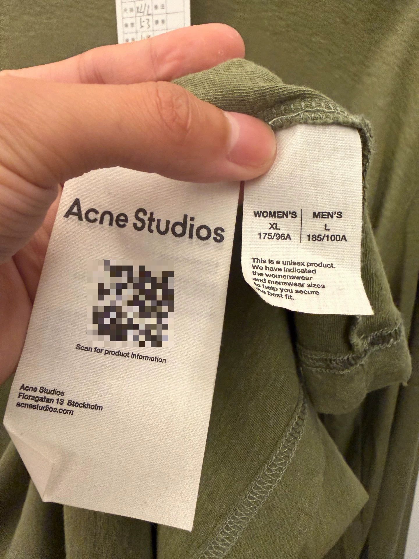 Acne Studios Acne Studios SS23 1996 Logo Long Sleeve T-Shirt L Size US L / EU 52-54 / 3 - 4 Thumbnail