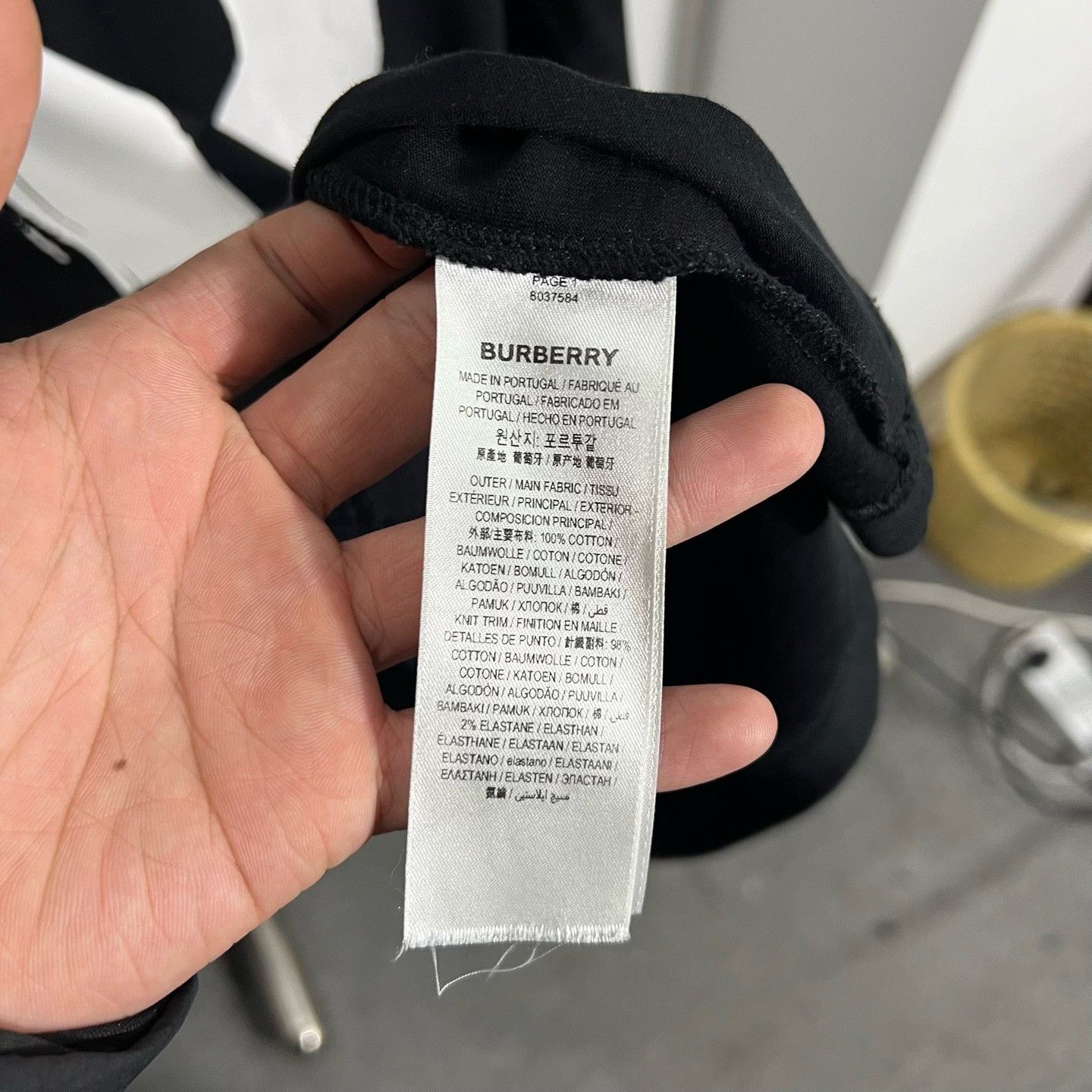 Burberry Burberry Black T-Shirt xs Men Size US XS / EU 42 / 0 - 4 Thumbnail