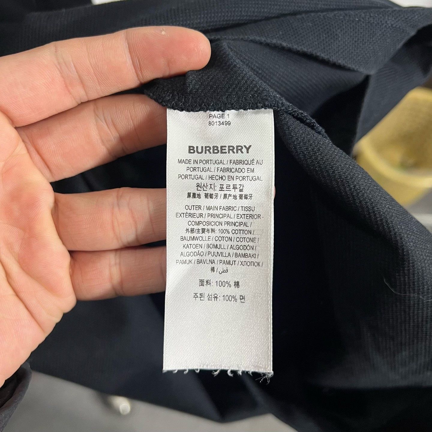 Burberry Burberry Black Polo s Men Size US S / EU 44-46 / 1 - 4 Thumbnail