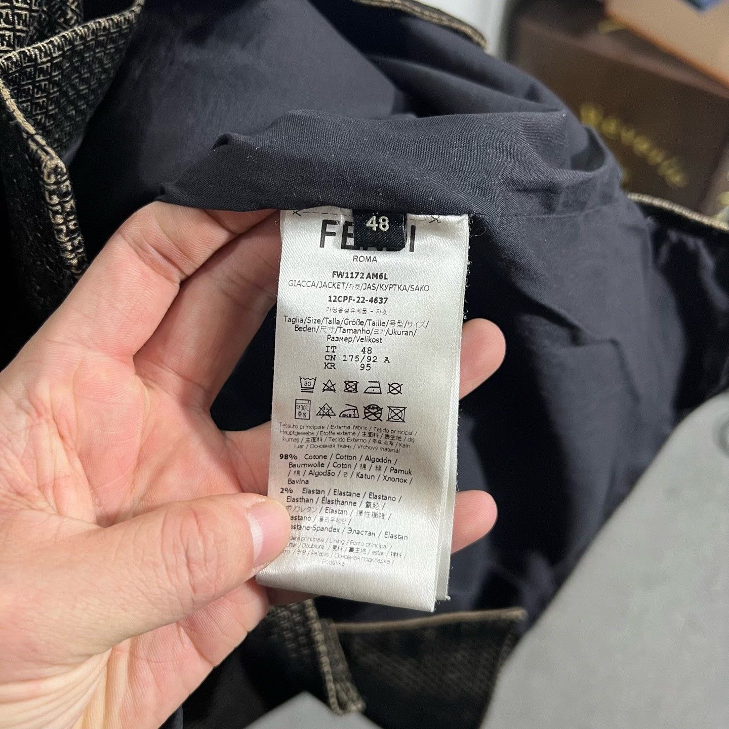 Fendi Fendi Denim Light Jacket s Men Size US S / EU 44-46 / 1 - 4 Thumbnail