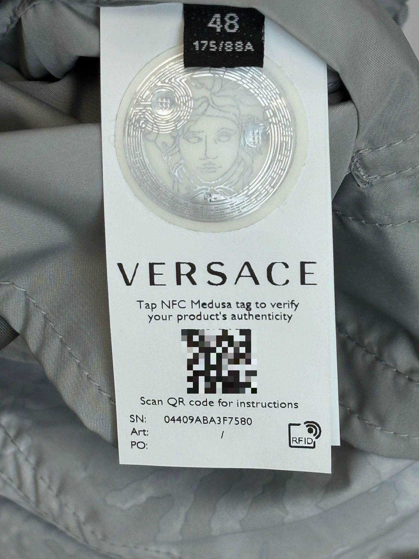 Versace Versace Starfish Baroque Print Hooded Jacket 48 Size US M / EU 48-50 / 2 - 5 Thumbnail
