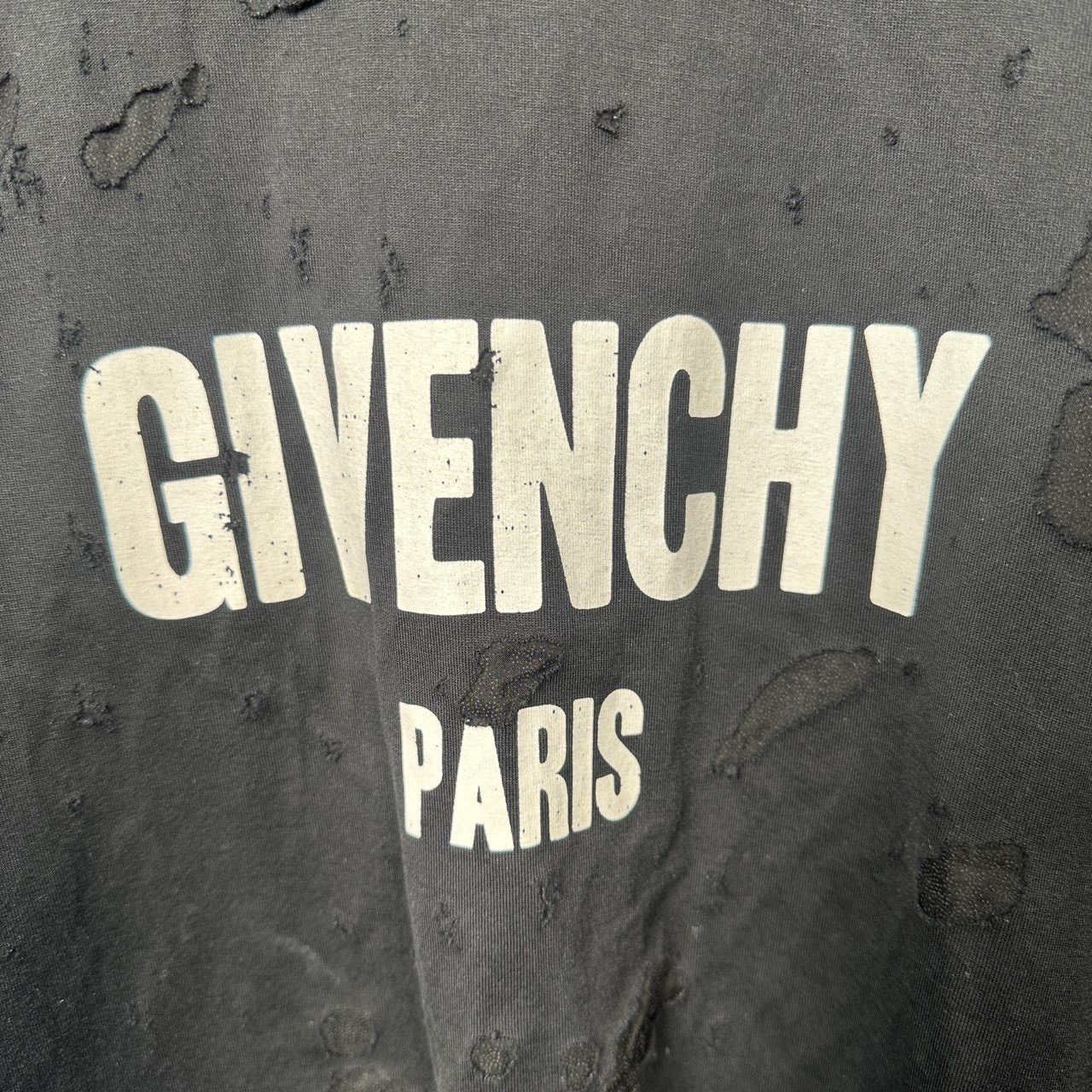 Givenchy Givenchy Distressed Logo T-Shirt XS Size US XS / EU 42 / 0 - 3 Thumbnail