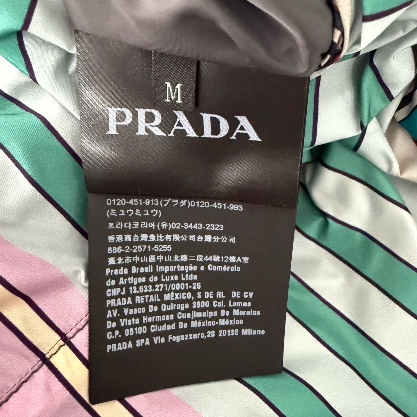 Prada Prada Reversible Striped Nylon Jacket M Size US M / EU 48-50 / 2 - 5 Thumbnail