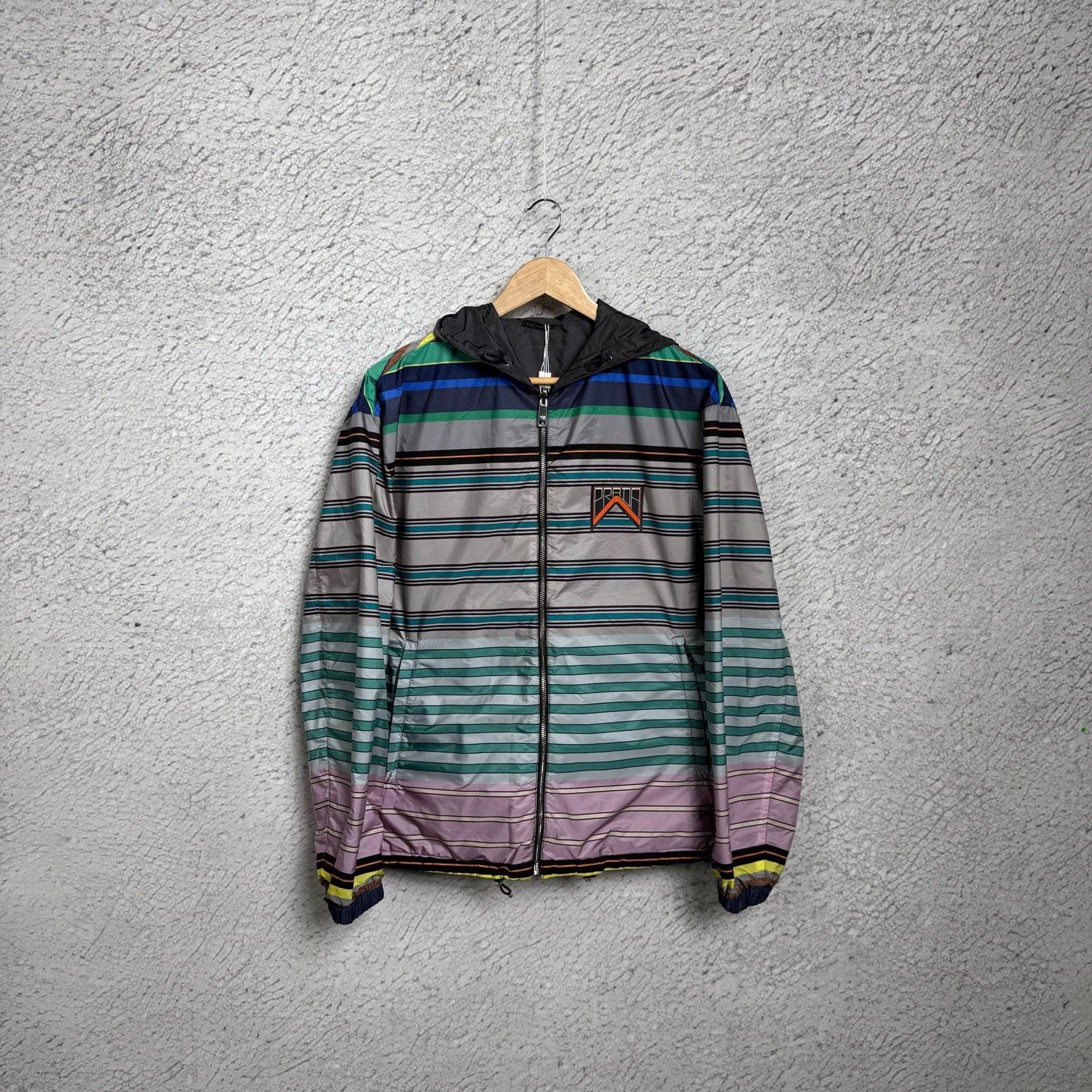 Prada Prada Reversible Striped Nylon Jacket M Size US M / EU 48-50 / 2 - 3 Thumbnail