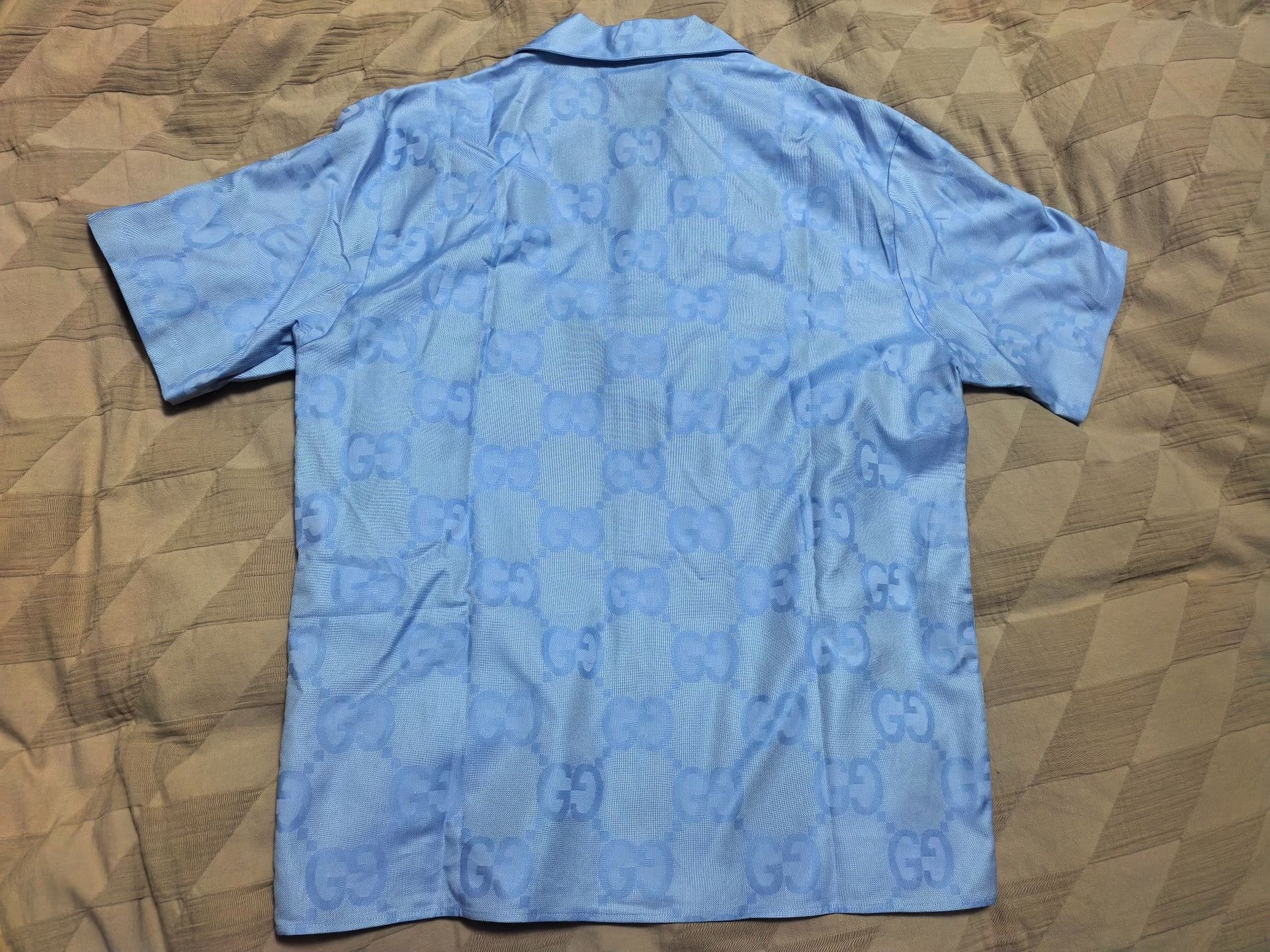 Gucci Gucci GG Monogram Patch Short Sleeve Shirt 46 Size US S / EU 44-46 / 1 - 3 Thumbnail