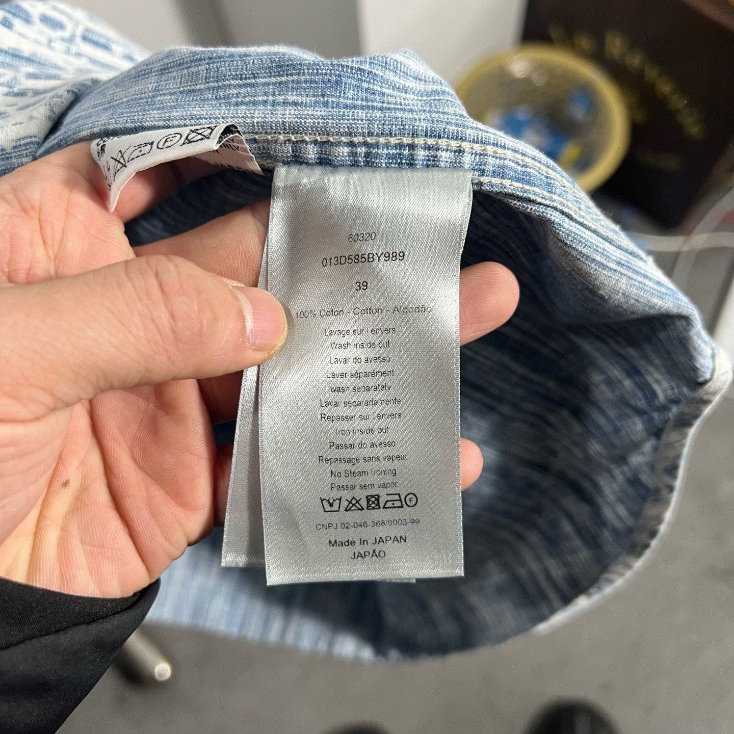 Dior Dior Denim Blue Jacket L Women Size L / US 10 / IT 46 - 4 Thumbnail