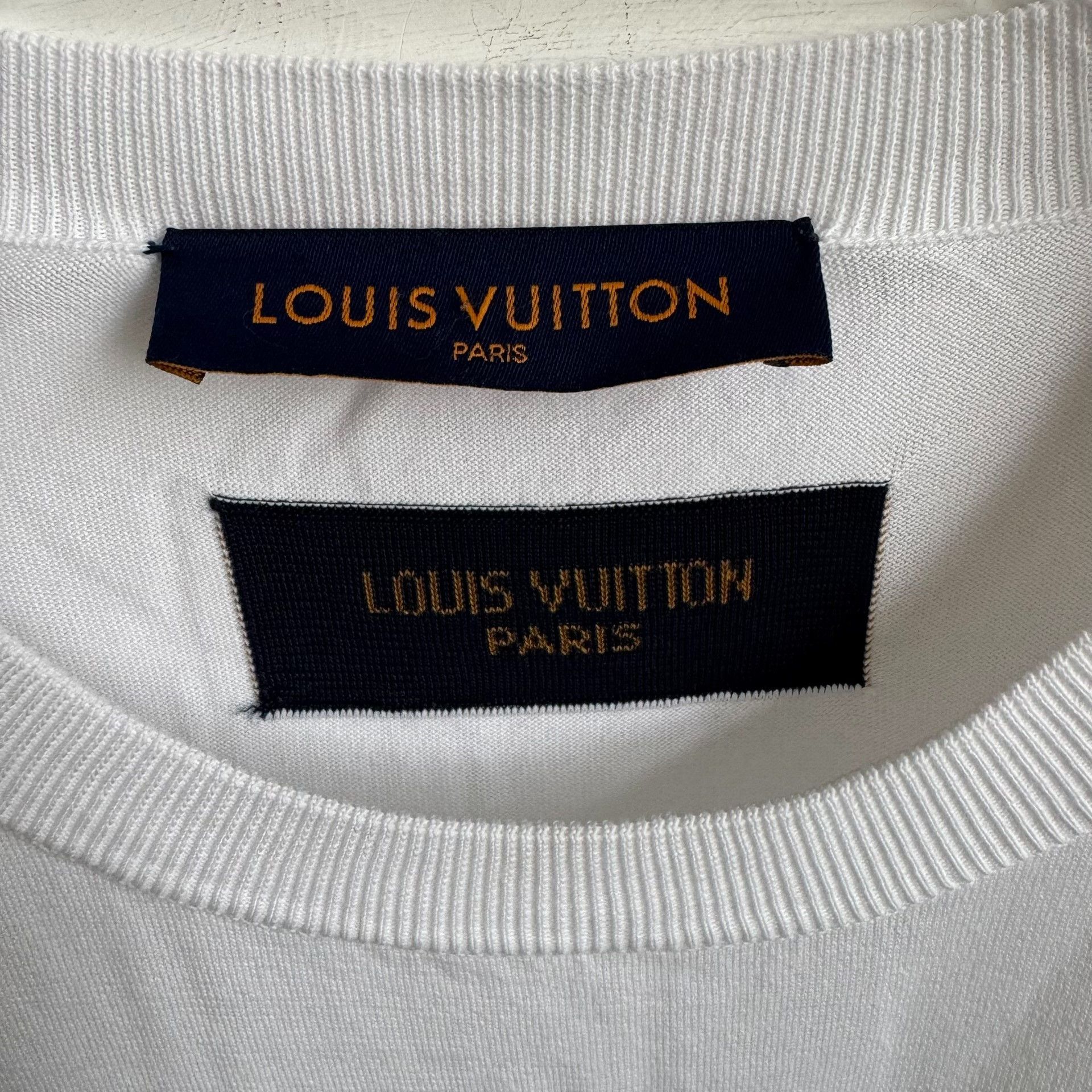 Louis Vuitton Louis Vuitton Green Logo Knit T-Shirt Size M Size US M / EU 48-50 / 2 - 3 Thumbnail