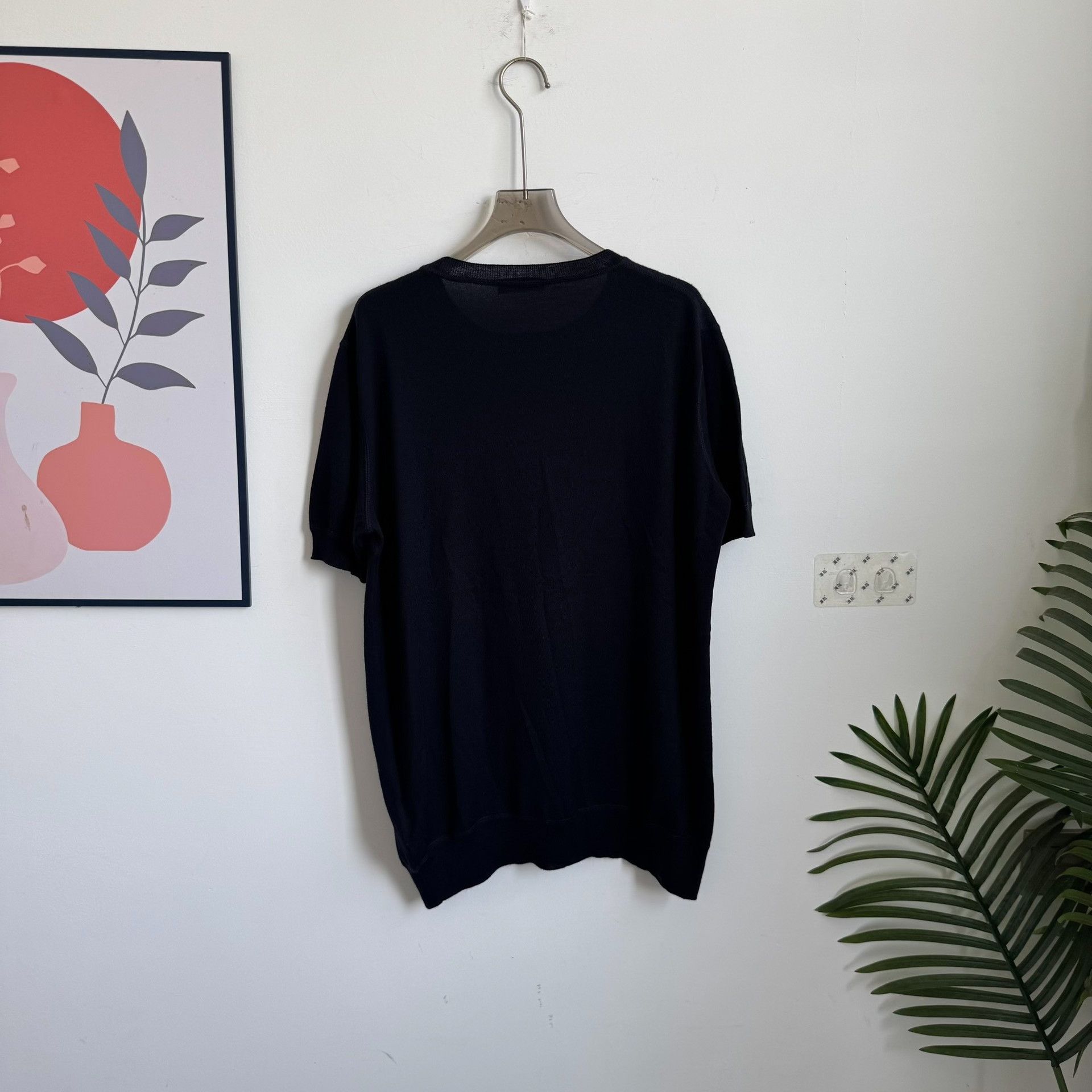 Prada Prada Logo Knit T-Shirt 52 Size US L / EU 52-54 / 3 - 2 Thumbnail