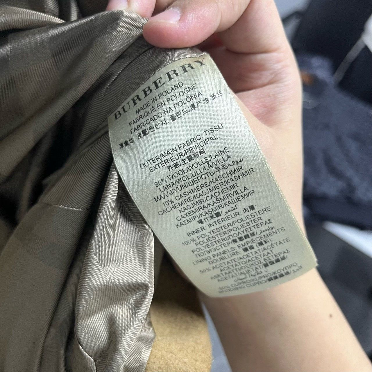 Burberry Burberry Wool Jacket L Women Size L / US 10 / IT 46 - 4 Thumbnail