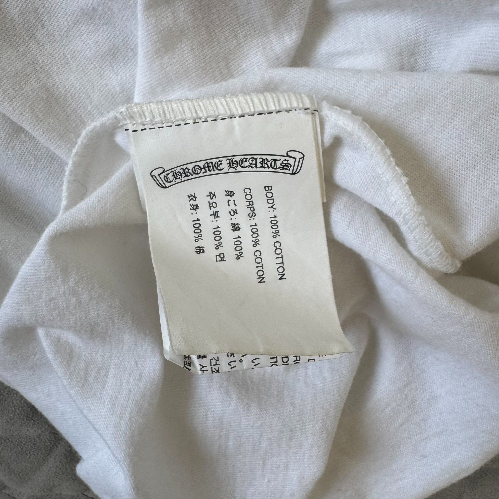 Chrome Hearts Chrome Hearts Script Print Pocket Long Sleeve T-Shirt L Size US L / EU 52-54 / 3 - 4 Thumbnail