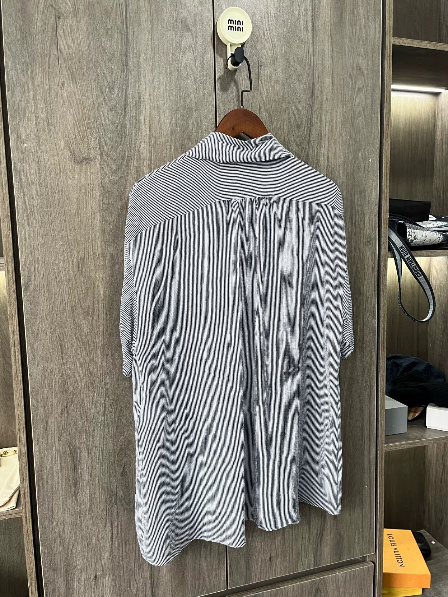 Chanel Chanel Striped Ruffle Blouse IT 42 Size M / US 6-8 / IT 42-44 - 3 Thumbnail